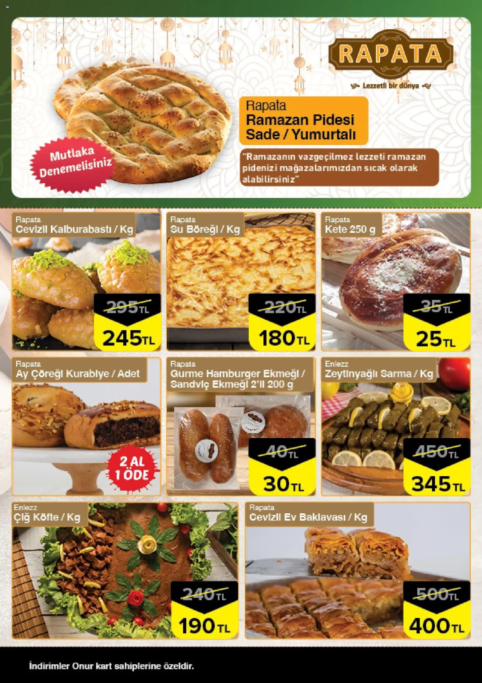 Onur Market Taze Ürünlerde İndirimler - İstanbul