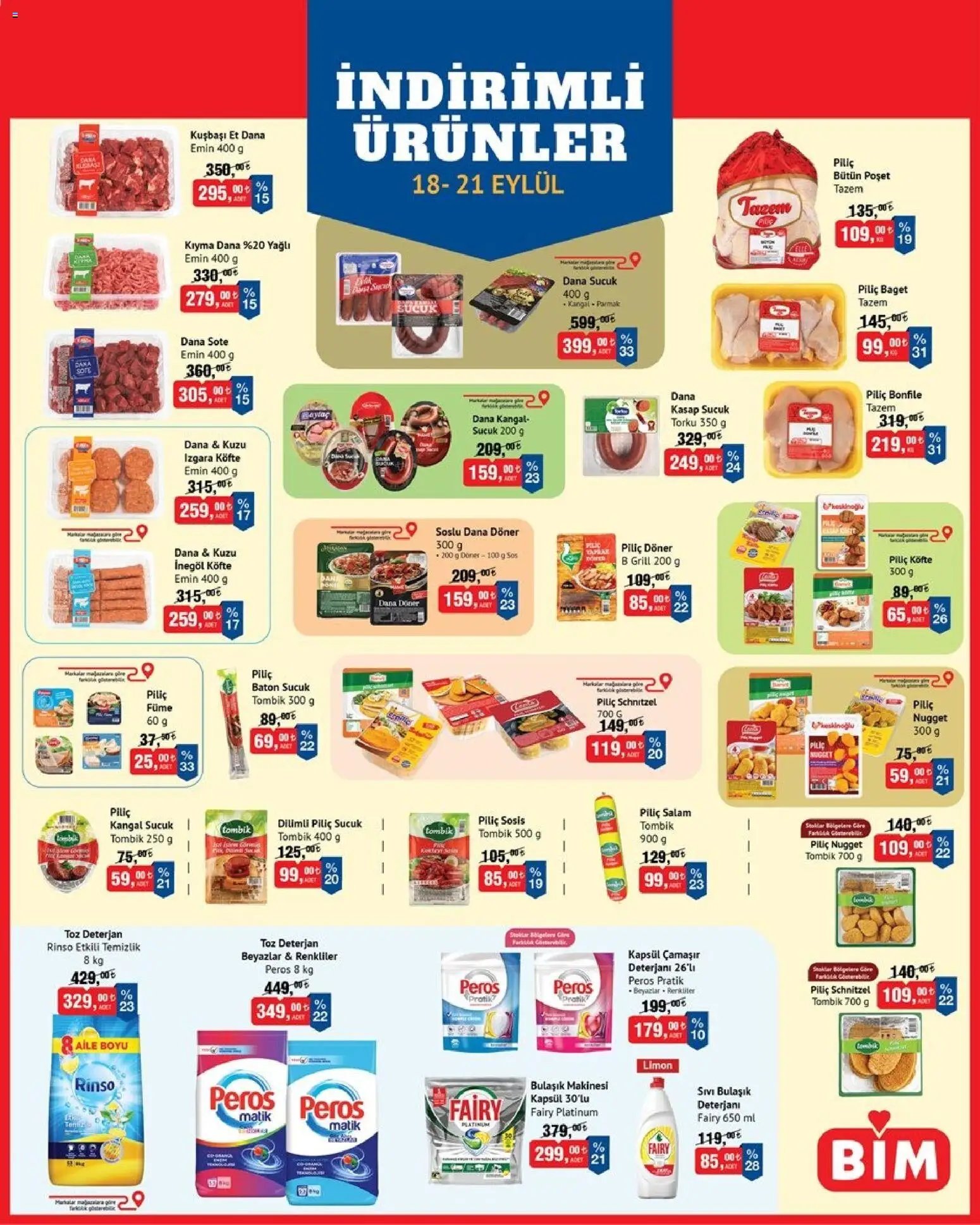 BİM - İndirimli Ürünler