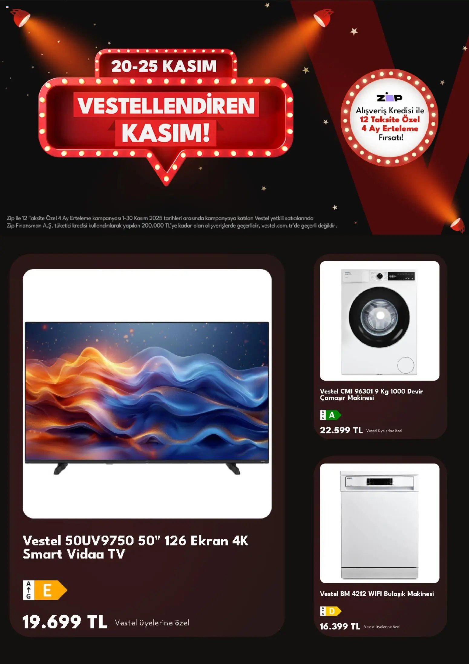 Vestel Black Friday