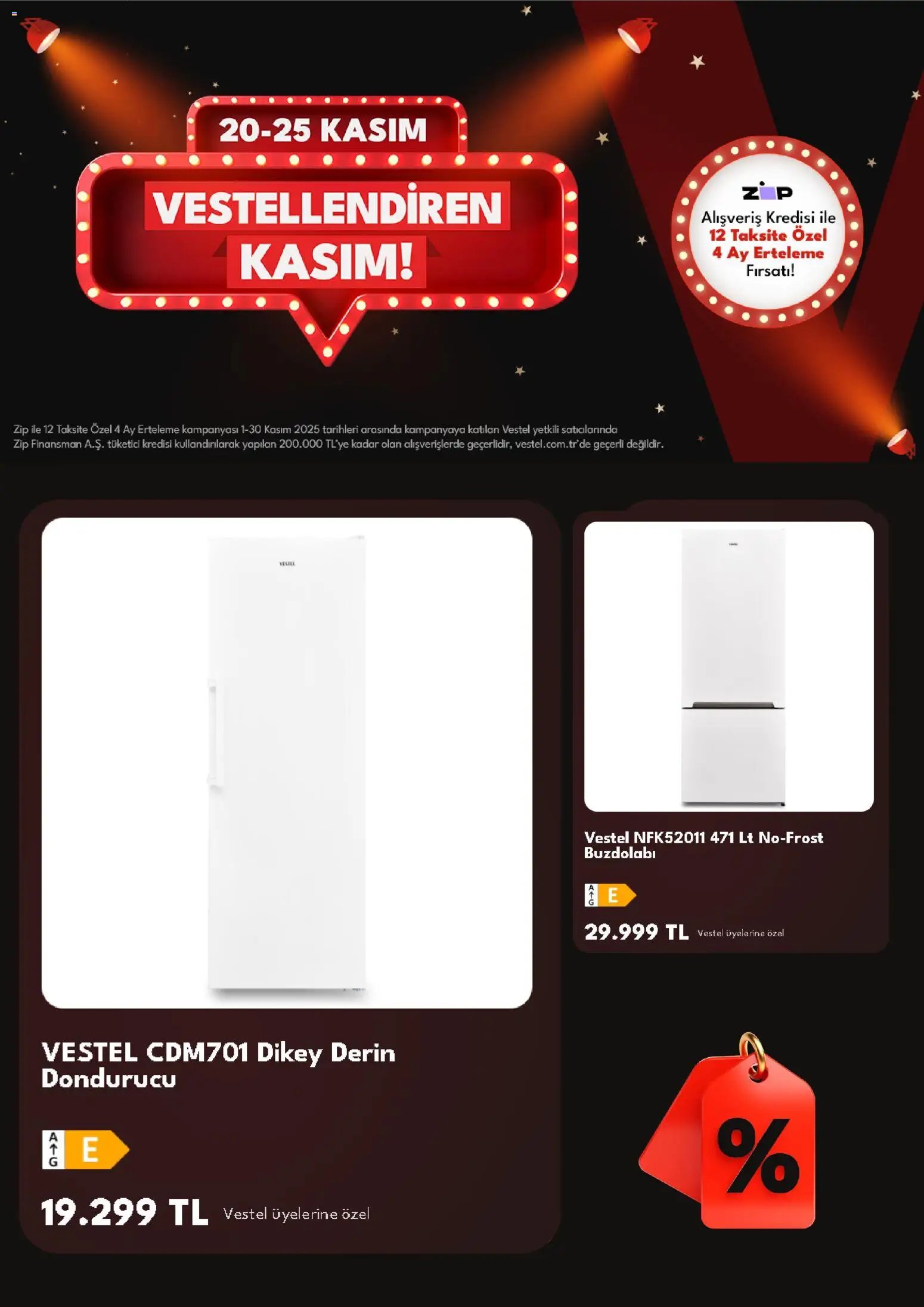 Vestel Black Friday