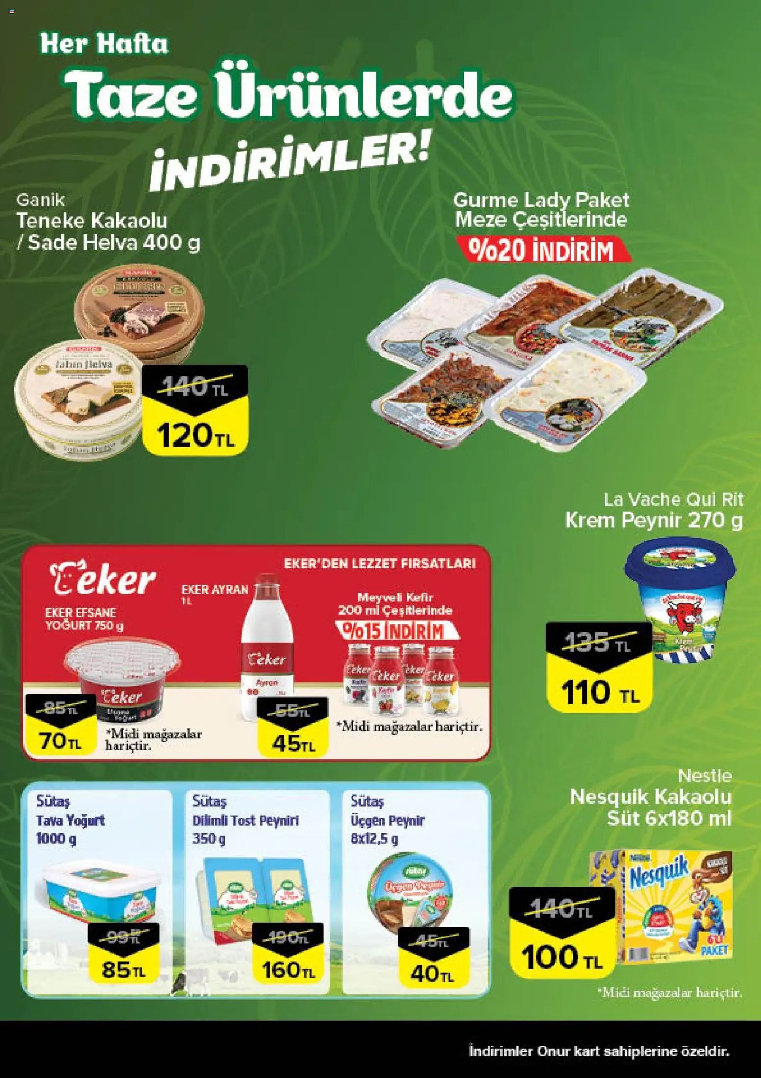 Onur Market - Taze Ürünlerde İndirimler - İstanbul & Trakya