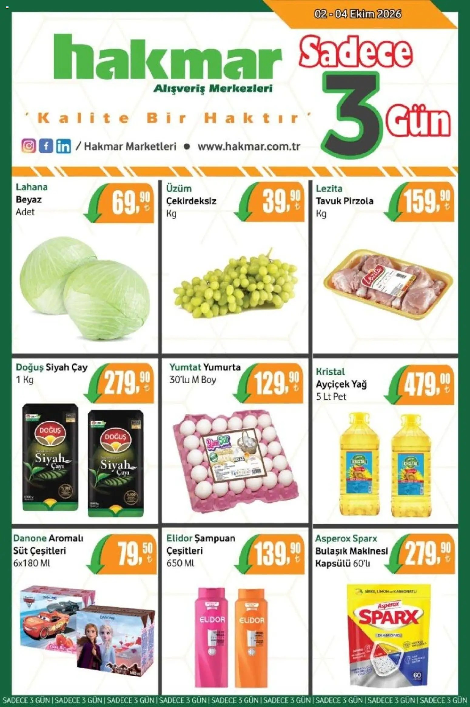 Hakmar - Katalog Sadece 3 Gün
