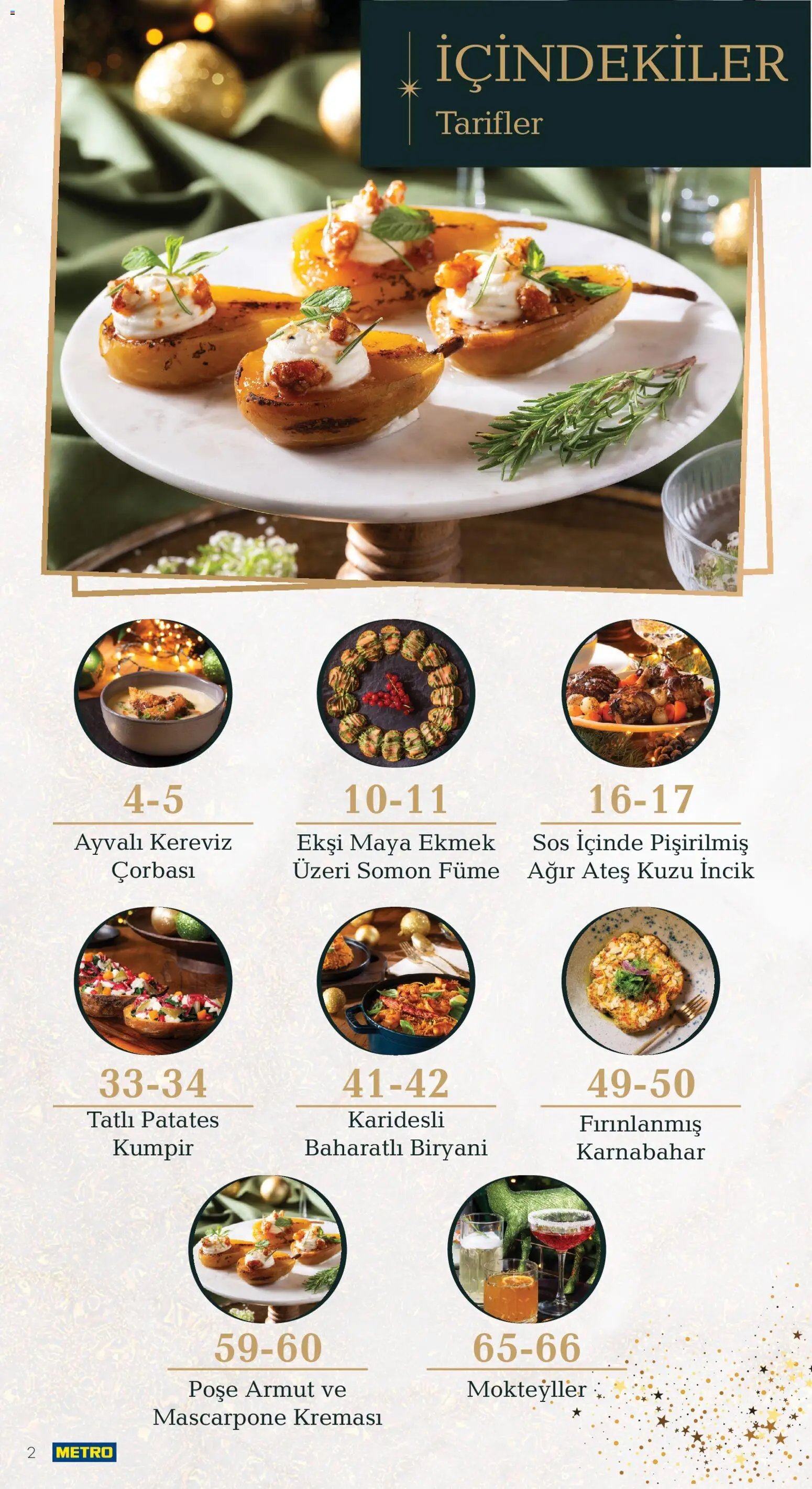 Metro - Yılbaşı Sofra Kataloğu
