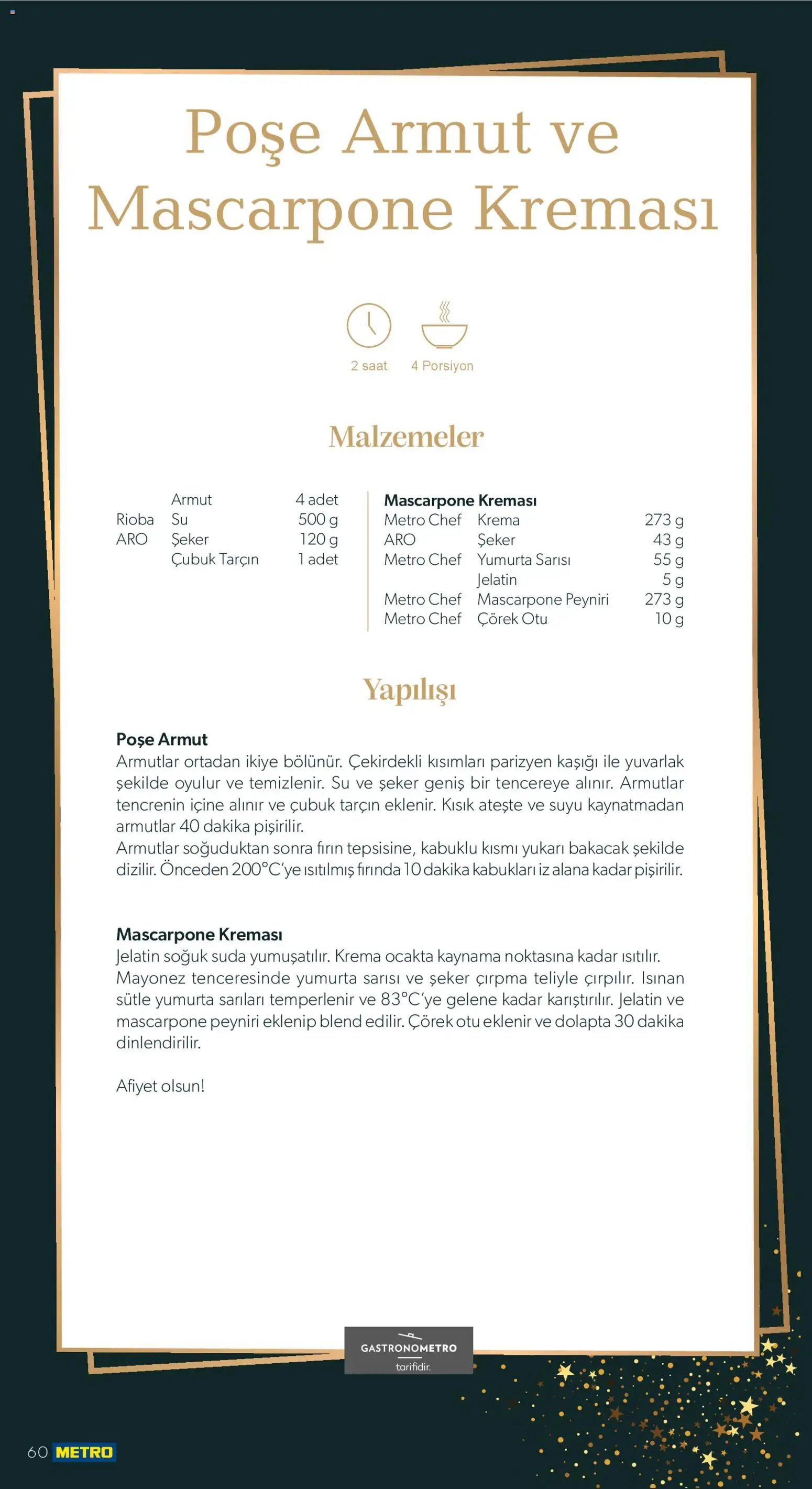 Metro - Yılbaşı Sofra Kataloğu