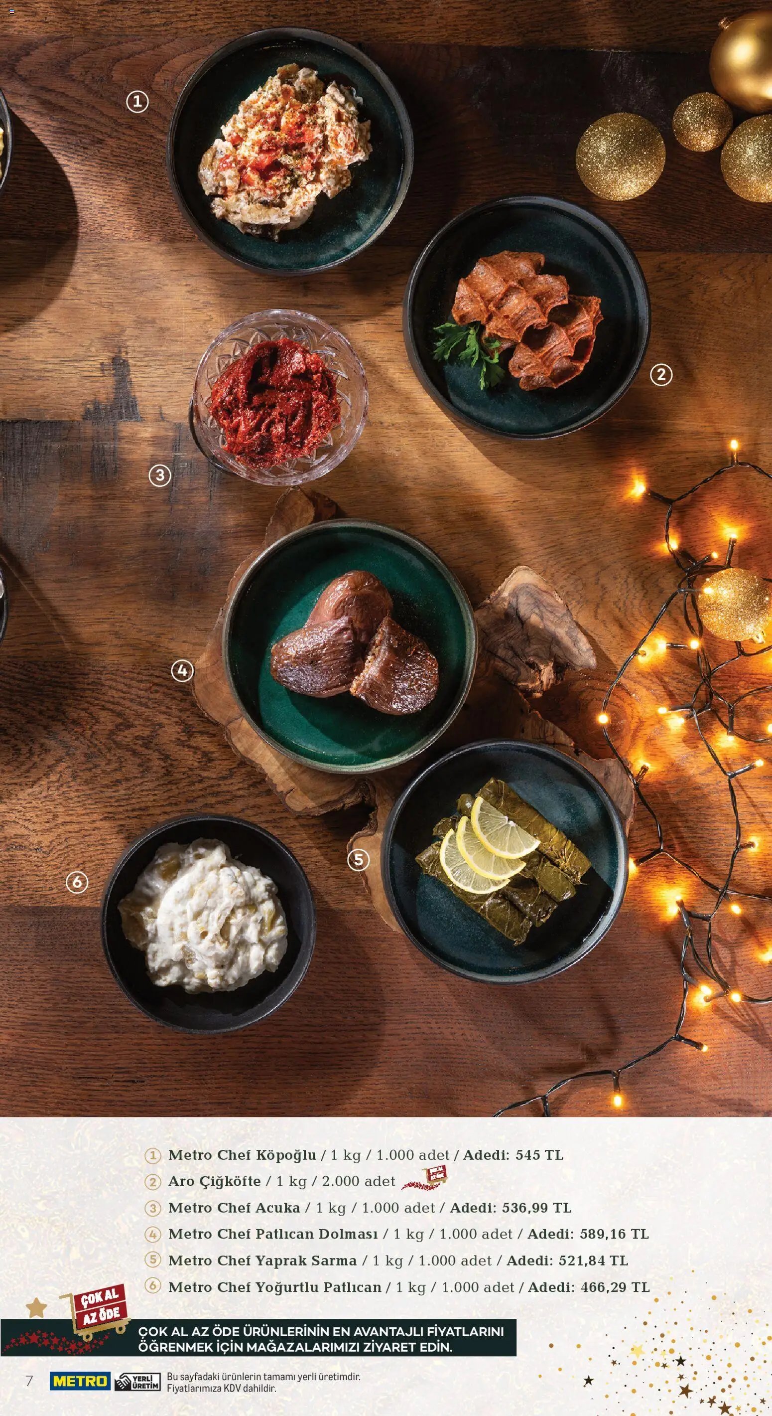 Metro - Yılbaşı Sofra Kataloğu