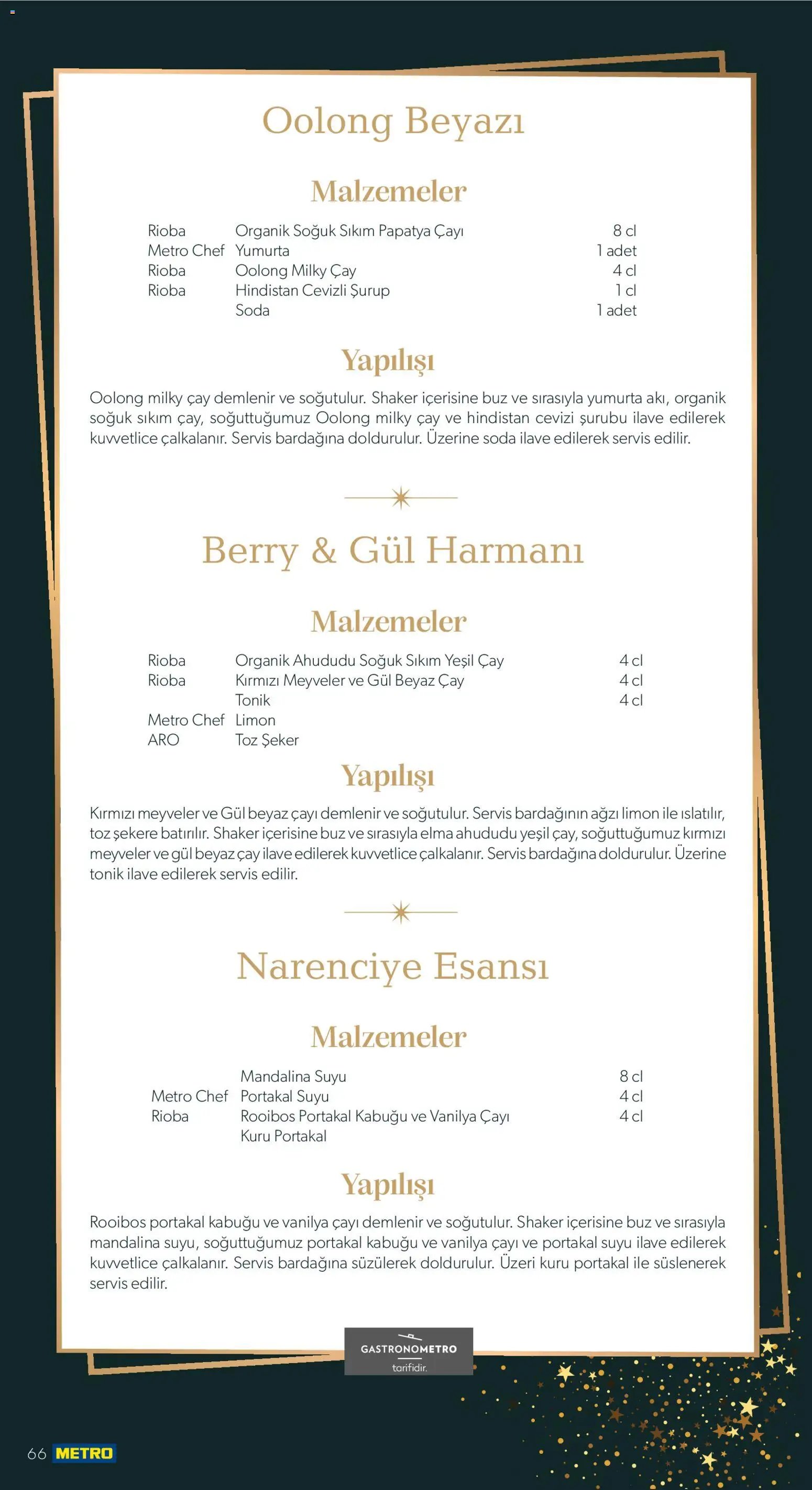 Metro - Yılbaşı Sofra Kataloğu