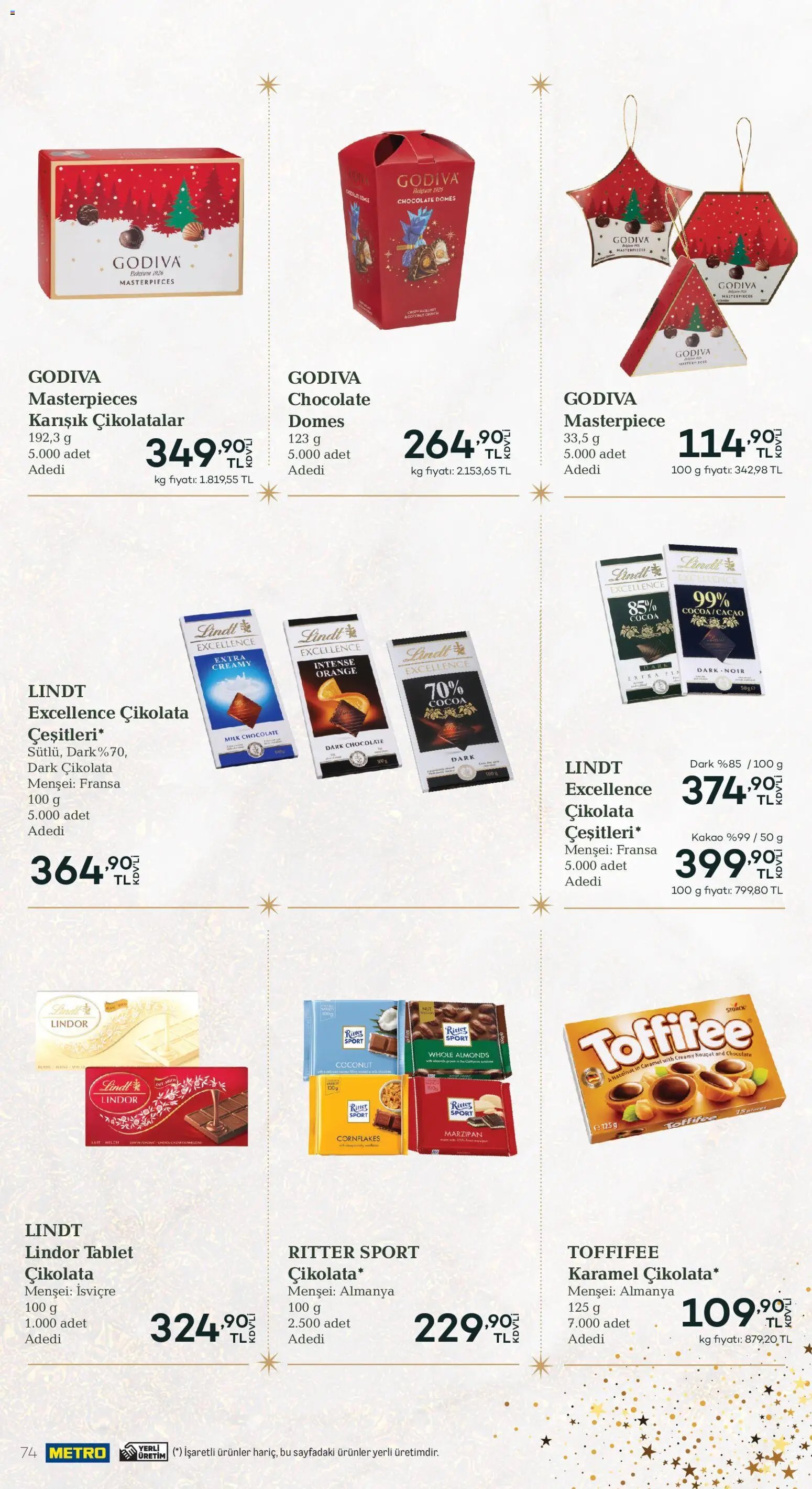 Metro - Yılbaşı Sofra Kataloğu