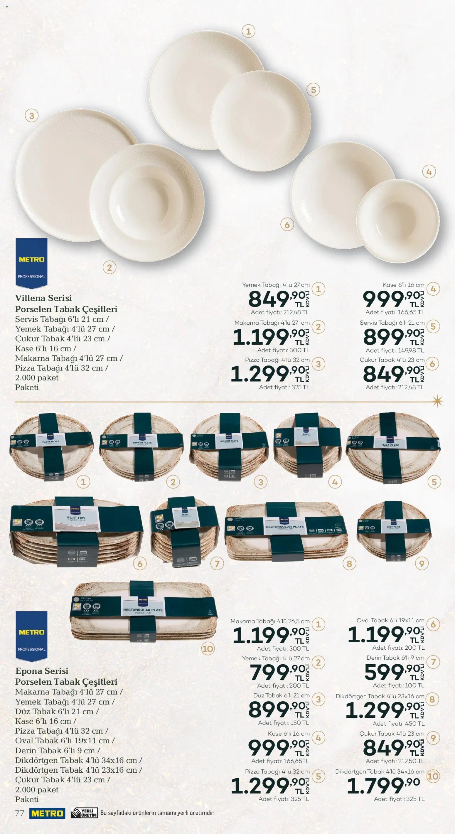 Metro - Yılbaşı Sofra Kataloğu