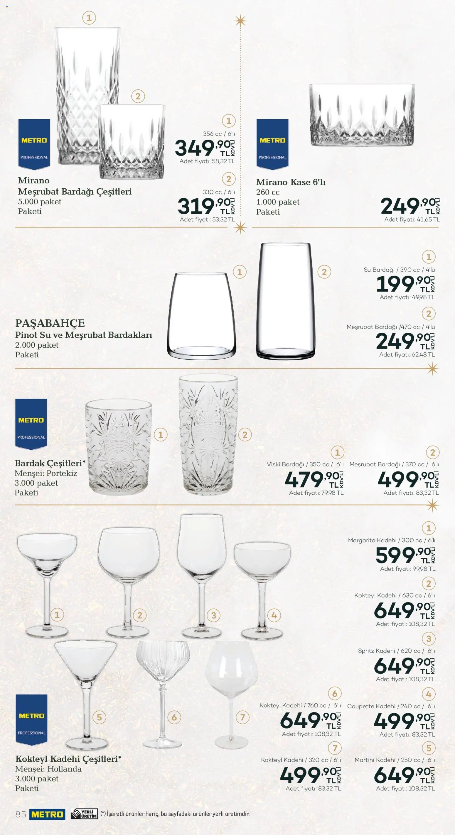 Metro - Yılbaşı Sofra Kataloğu