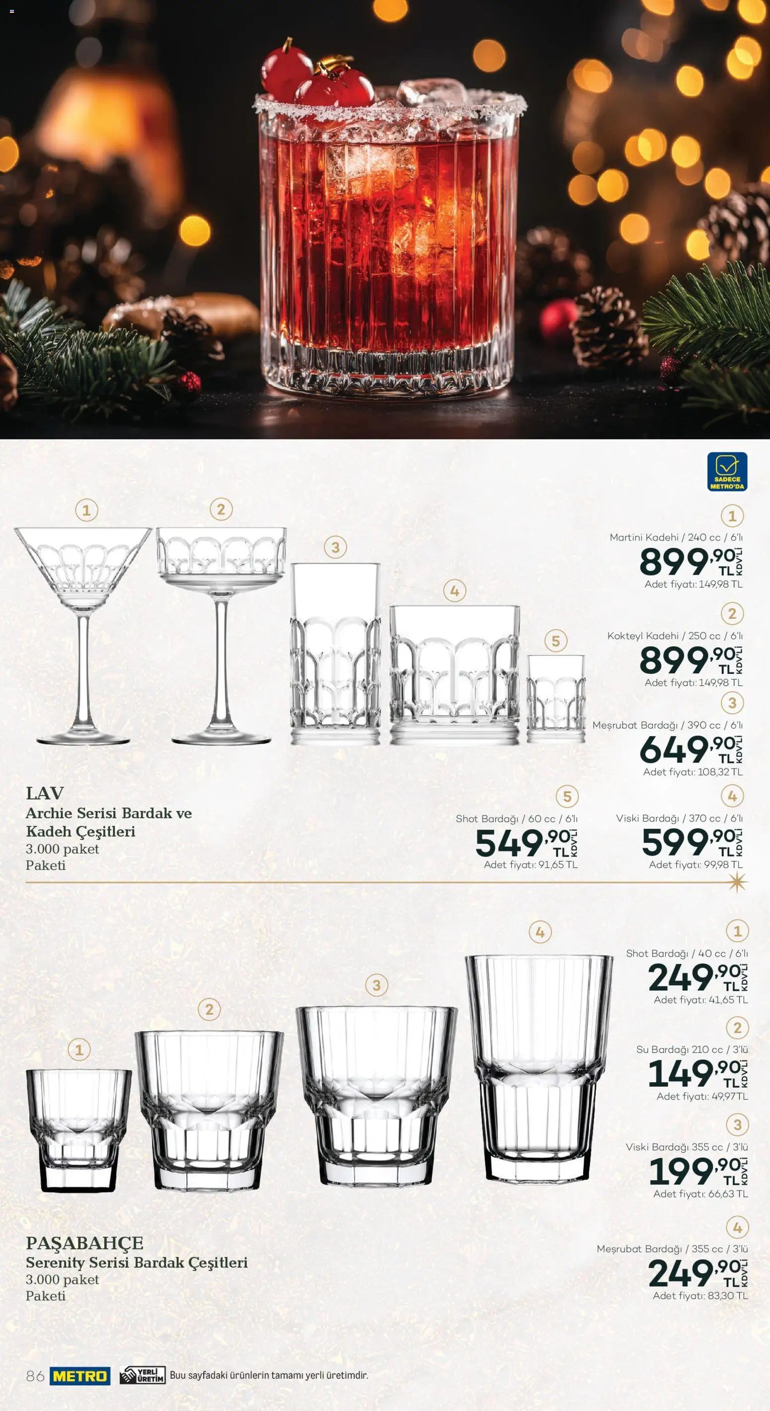 Metro - Yılbaşı Sofra Kataloğu