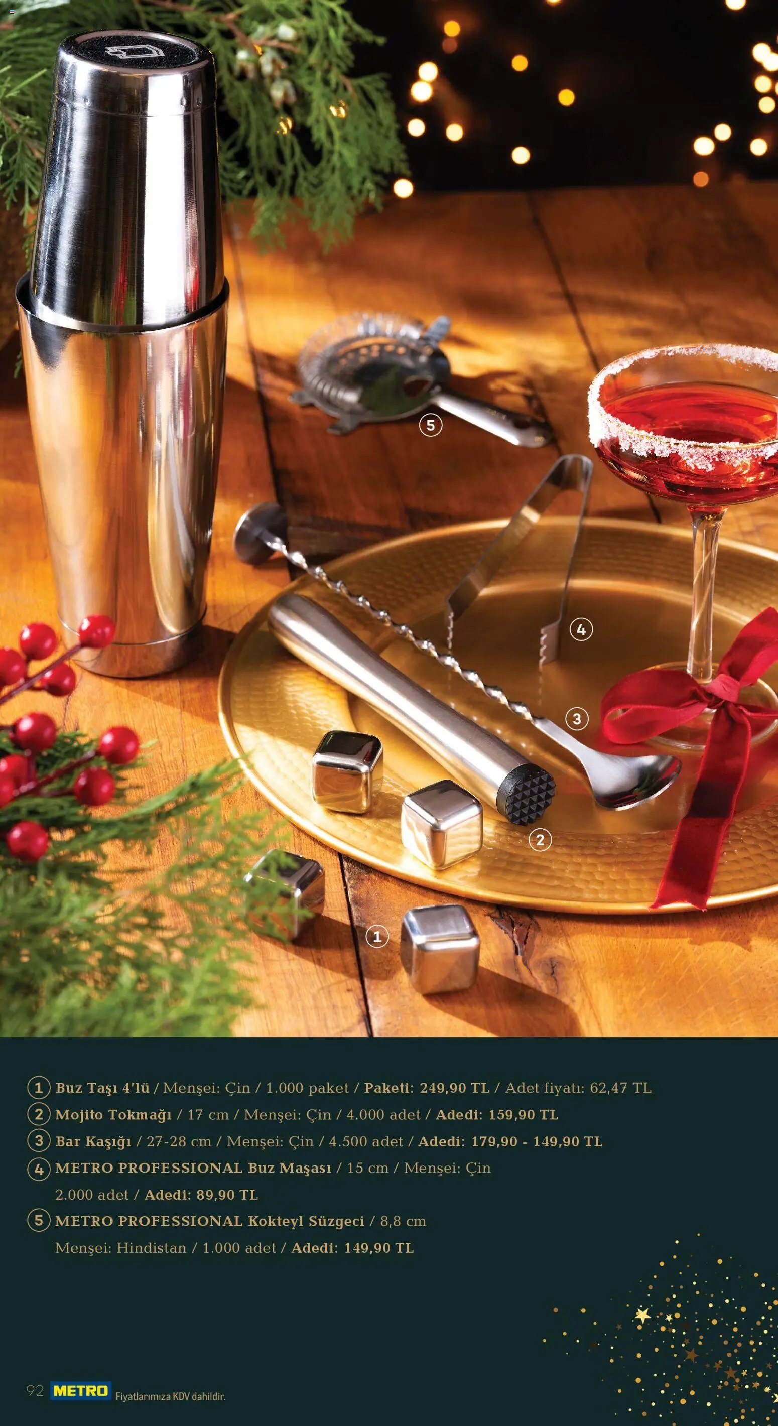 Metro - Yılbaşı Sofra Kataloğu