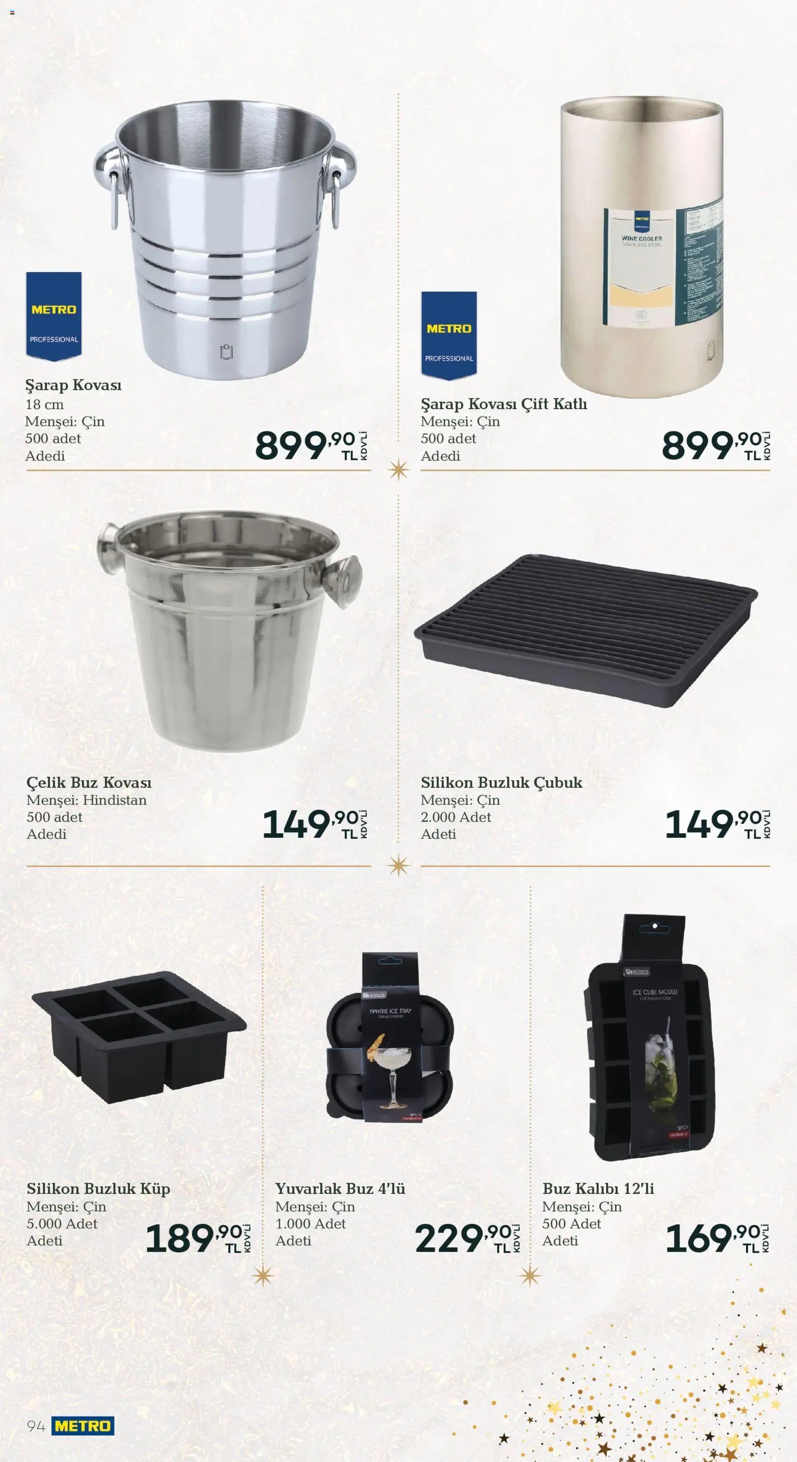 Metro - Yılbaşı Sofra Kataloğu