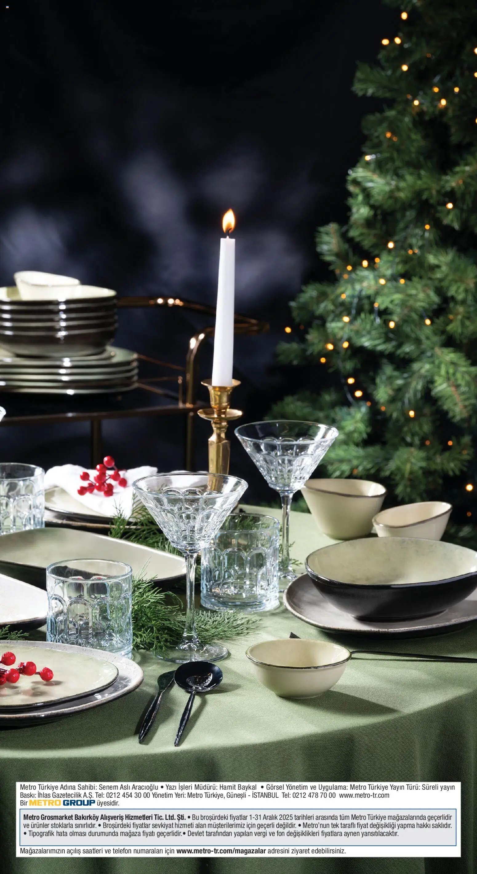 Metro - Yılbaşı Sofra Kataloğu