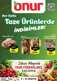 Onur Market - Taze Ürünlerde İndirimler - İstanbul & Trakya