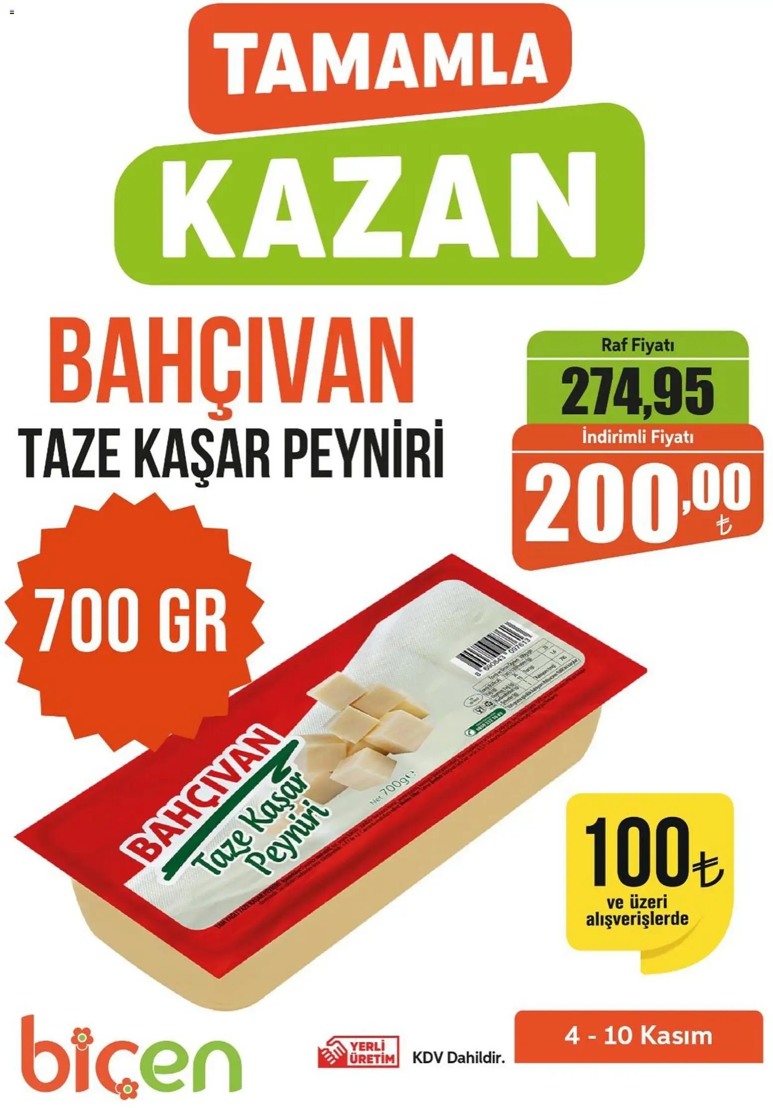 Biçen Market - Tamamla Kazan