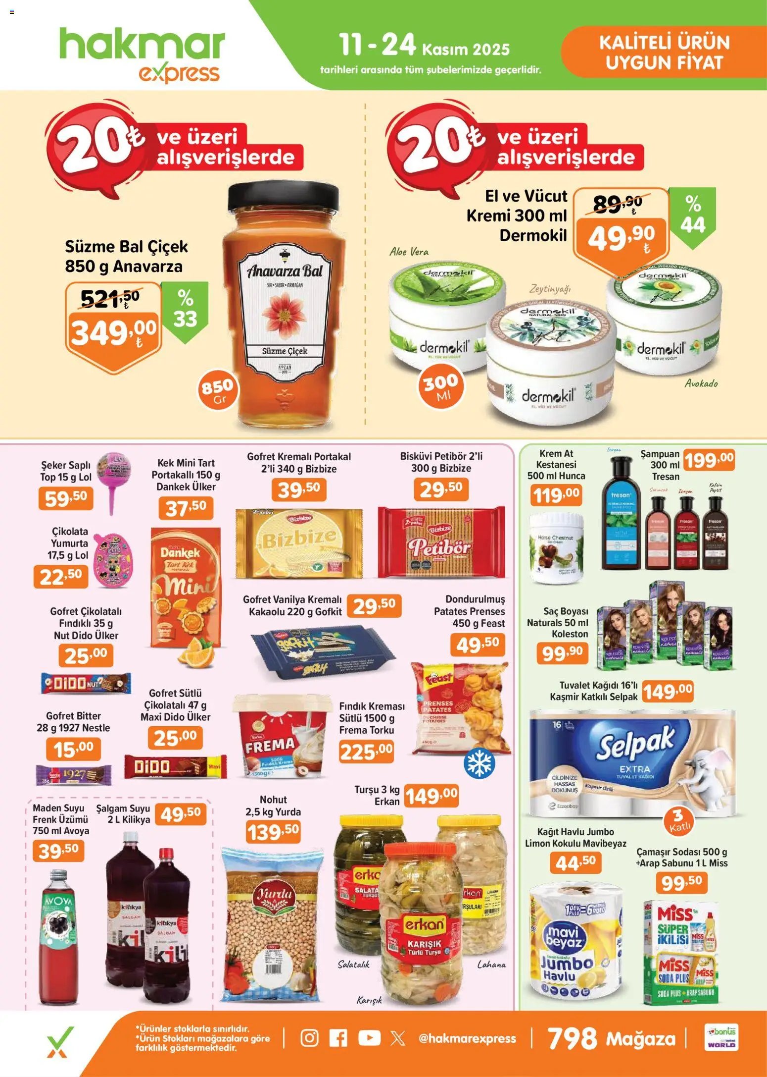 Hakmar Express Salı Aktüel Ürünler