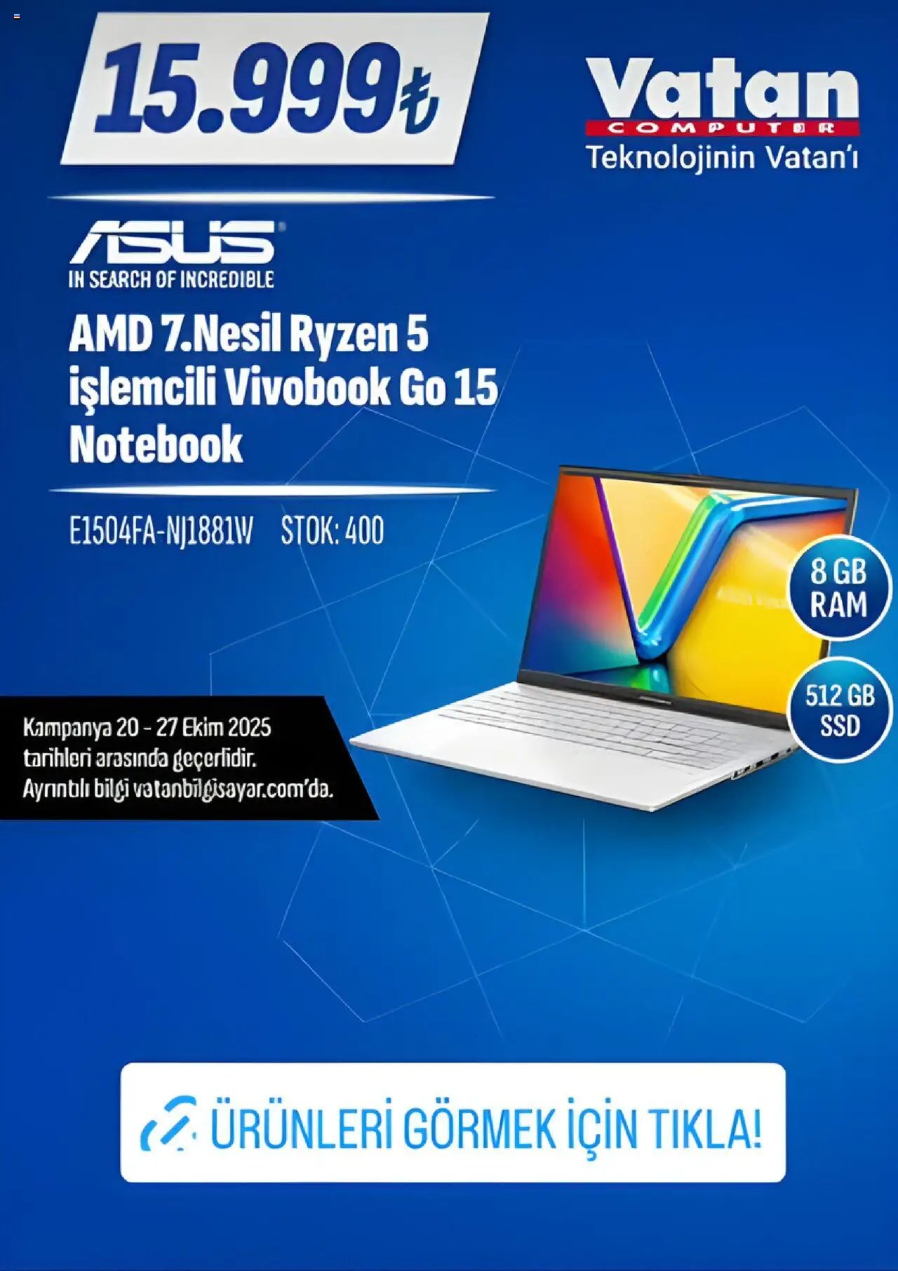 Vatan Bilgisayar İndirim