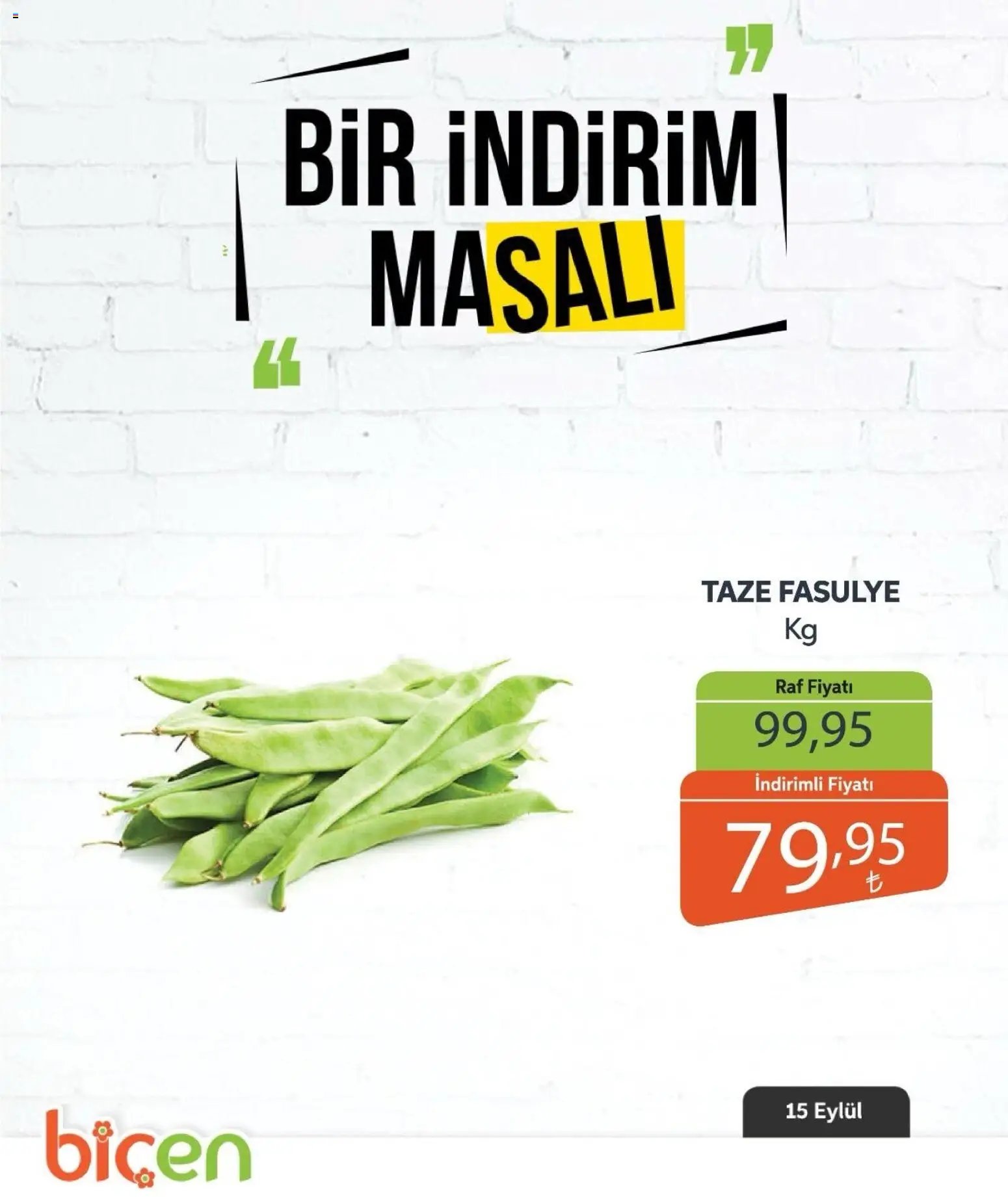Biçen Market - Bir İndirim MaSalı - sebze