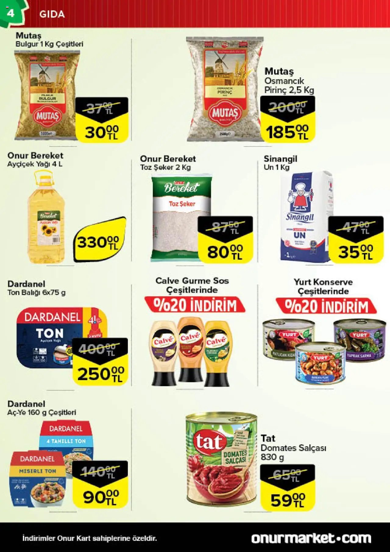 Onur Market Katalog - Bursa