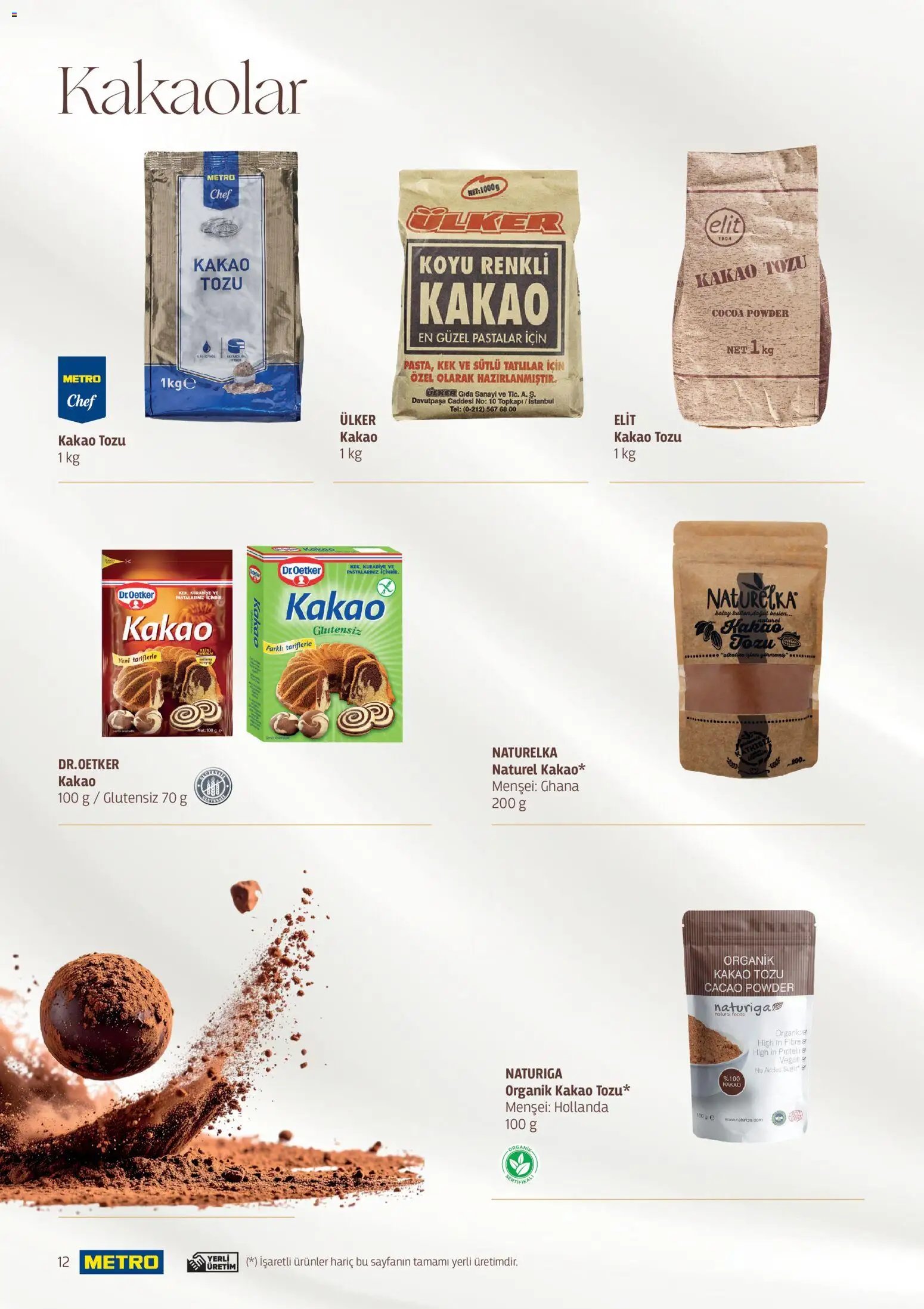 Metro - Pastacılık Kataloğu