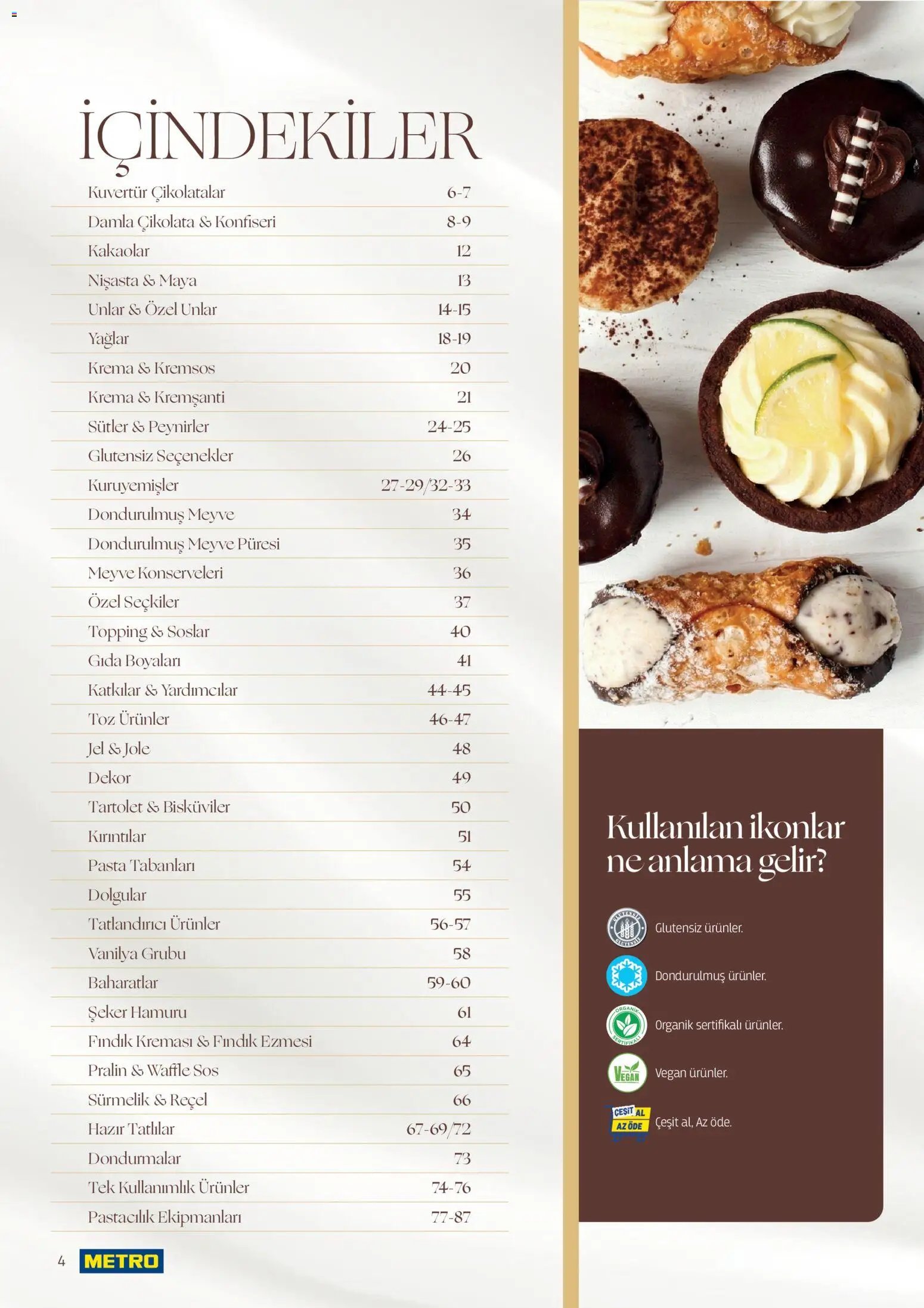 Metro - Pastacılık Kataloğu