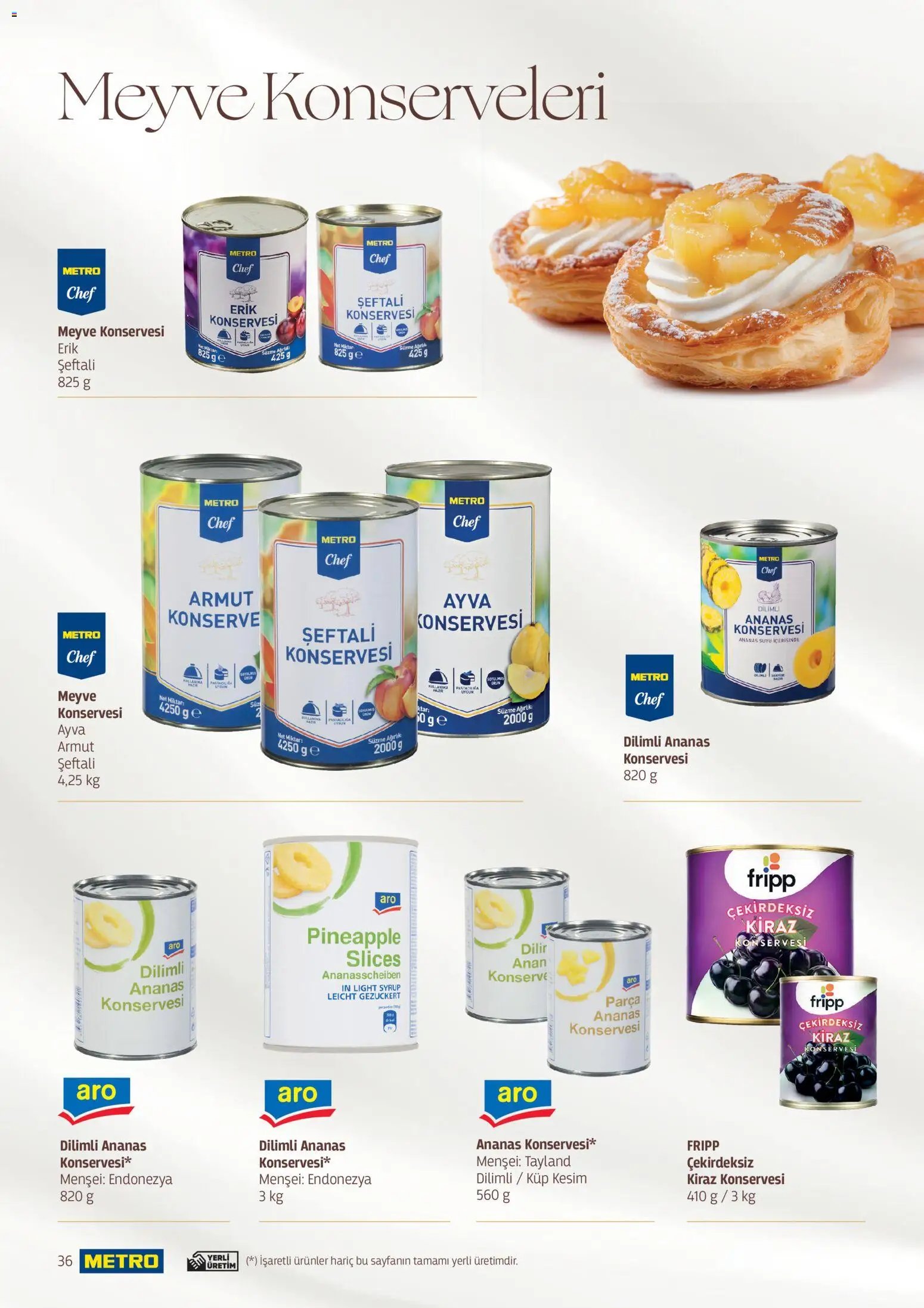 Metro - Pastacılık Kataloğu