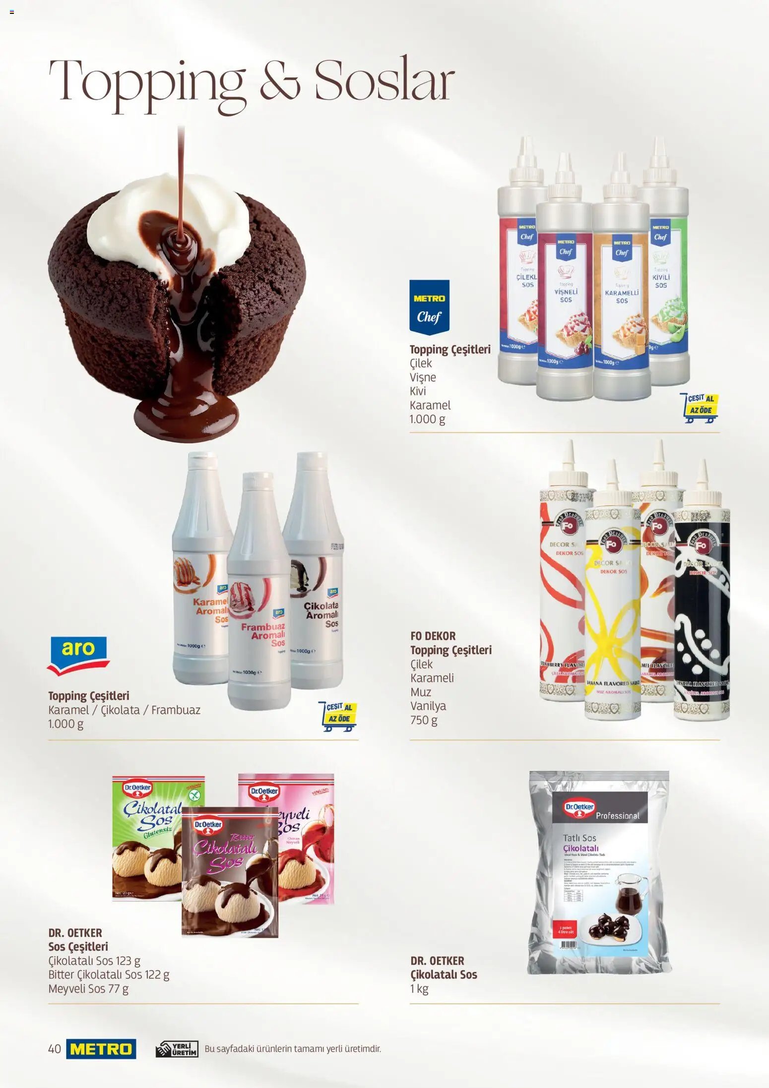 Metro - Pastacılık Kataloğu