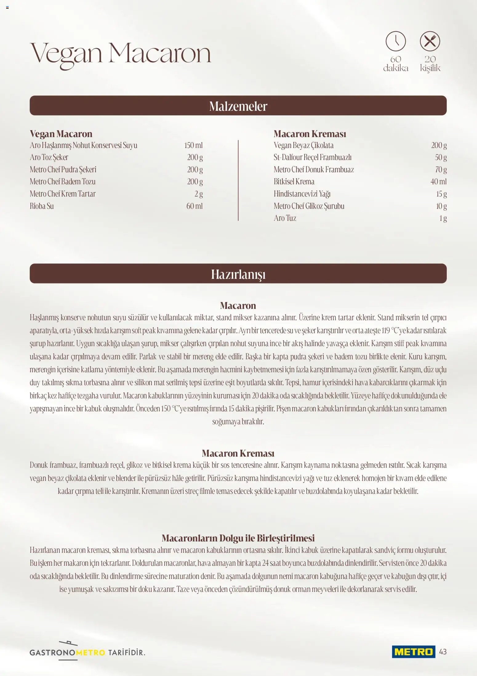 Metro - Pastacılık Kataloğu
