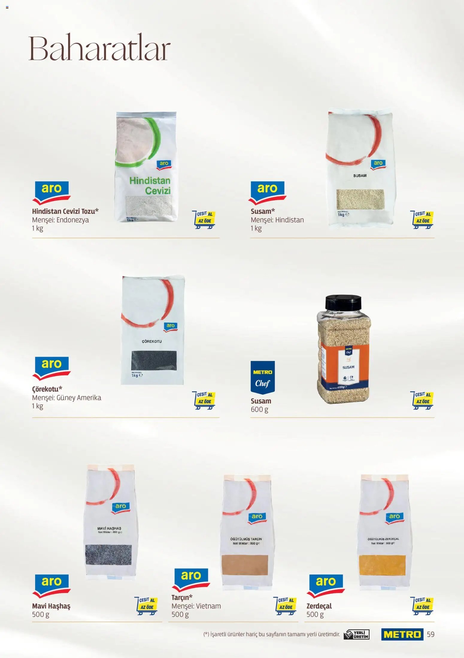 Metro - Pastacılık Kataloğu