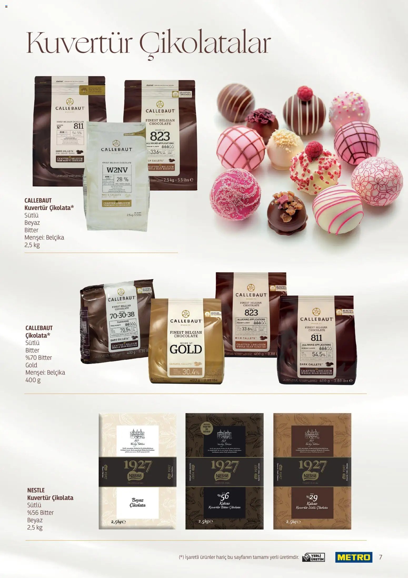 Metro - Pastacılık Kataloğu