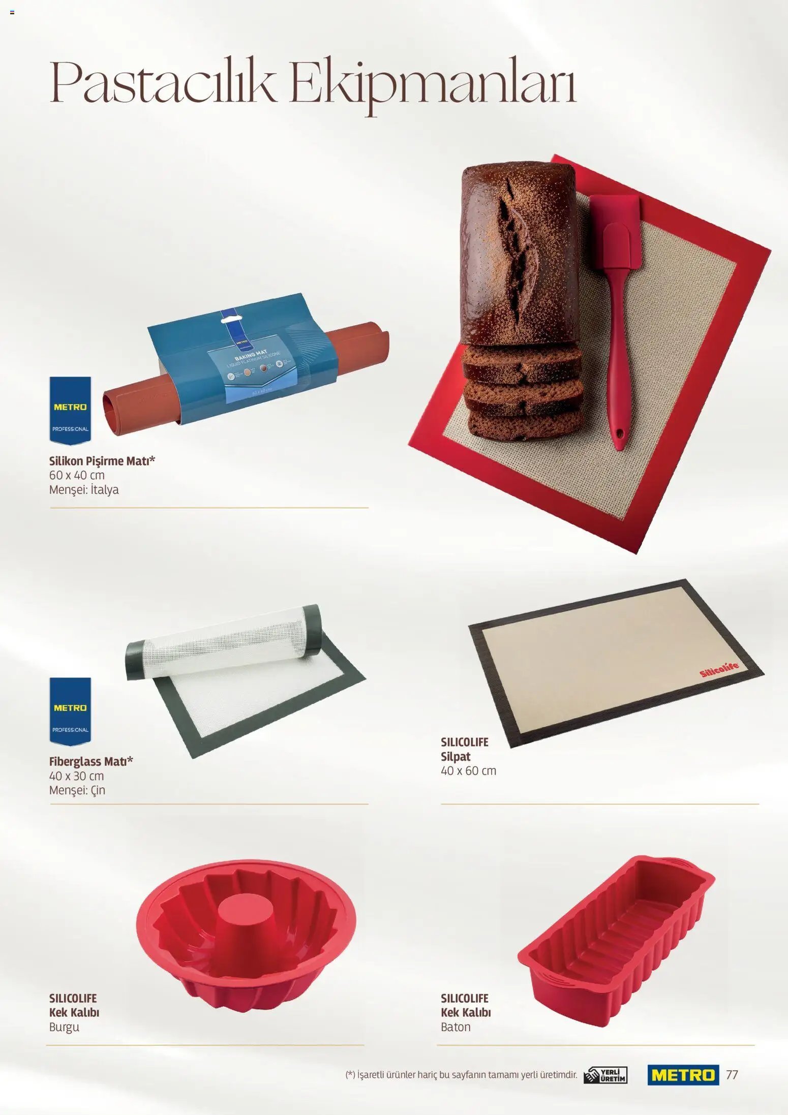 Metro - Pastacılık Kataloğu