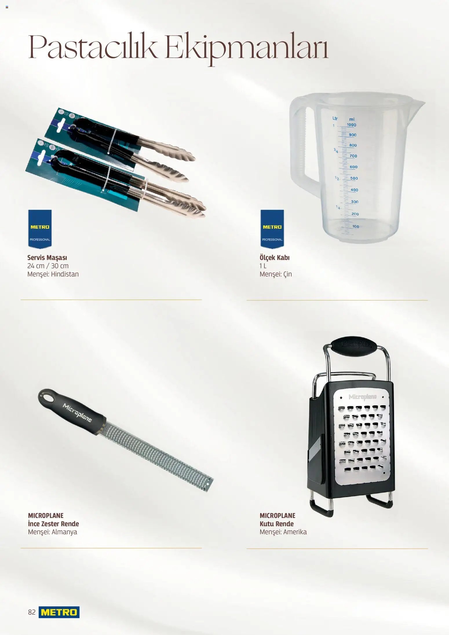 Metro - Pastacılık Kataloğu