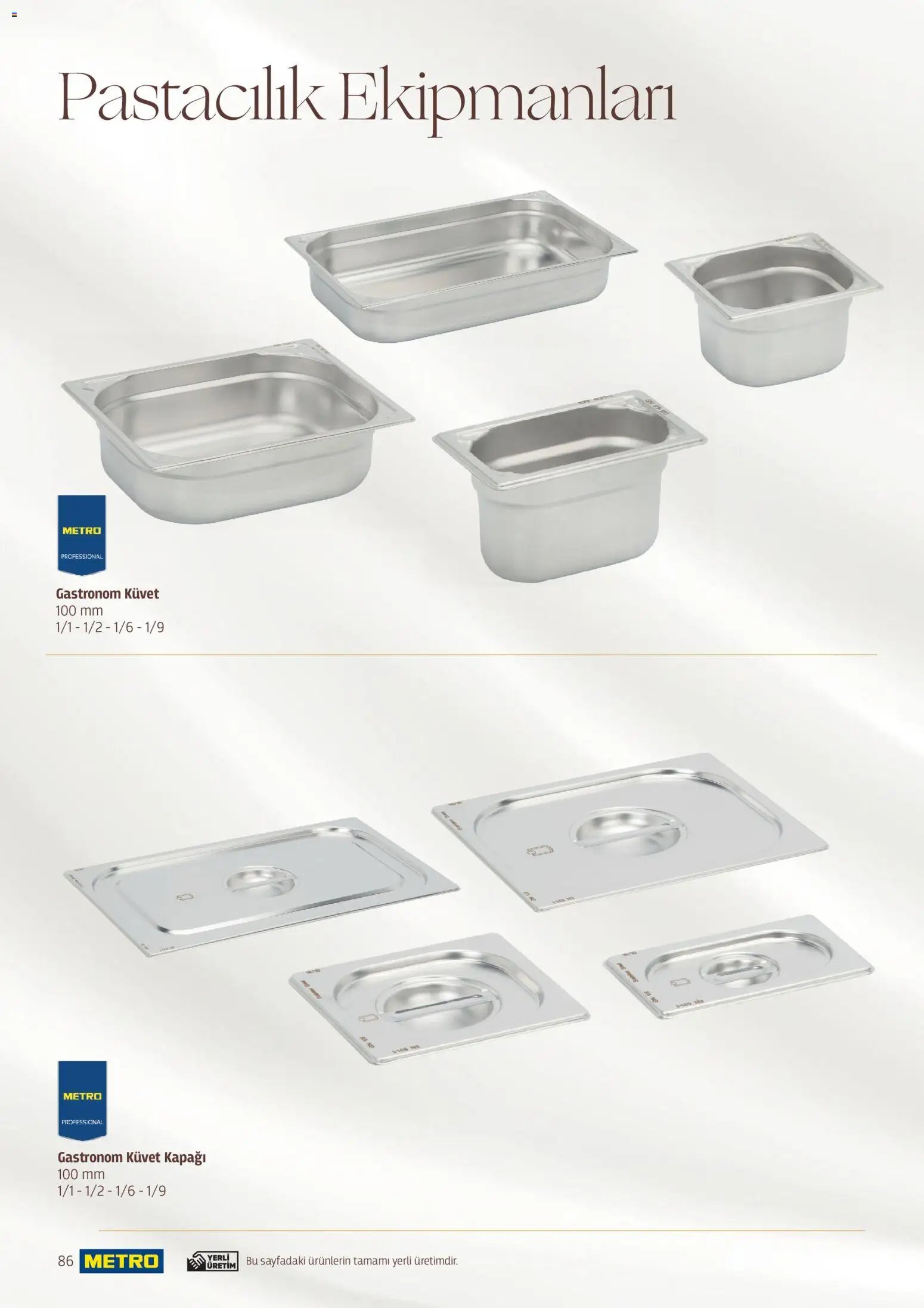 Metro - Pastacılık Kataloğu