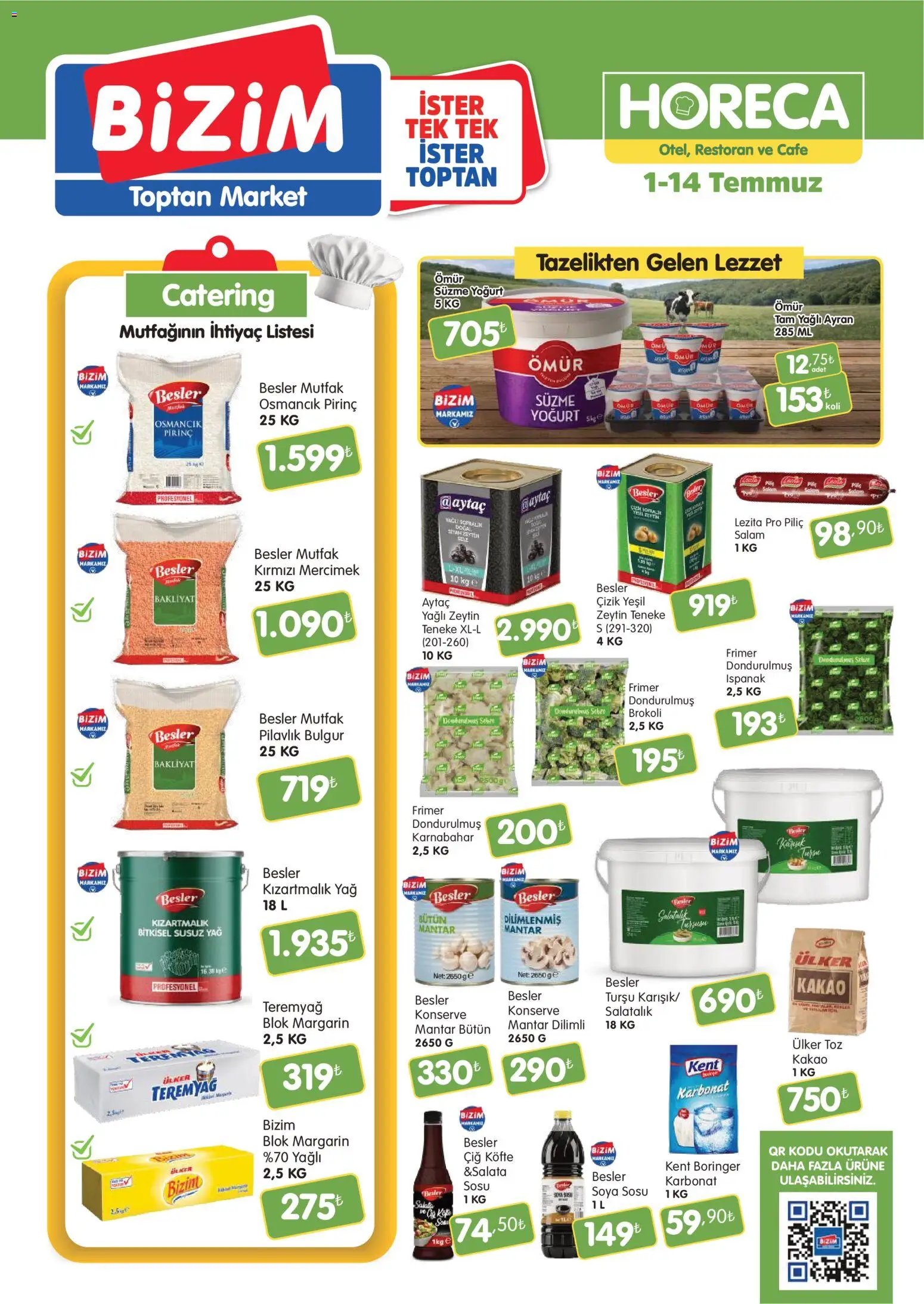 Bizim Toptan - Horeca kataloğu
