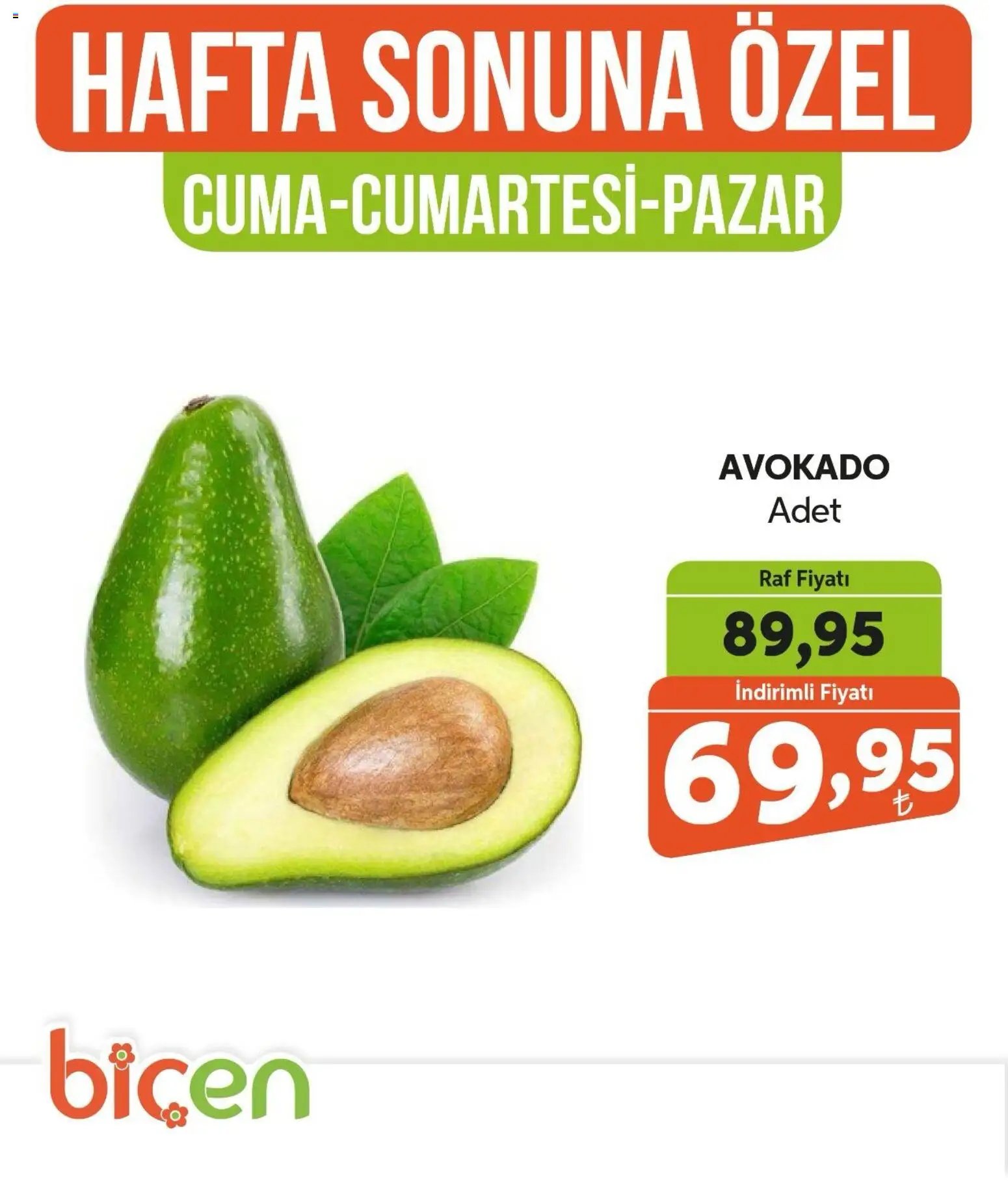 Biçen Market Hafta Sonuna Özel - Meyve İndirimi
