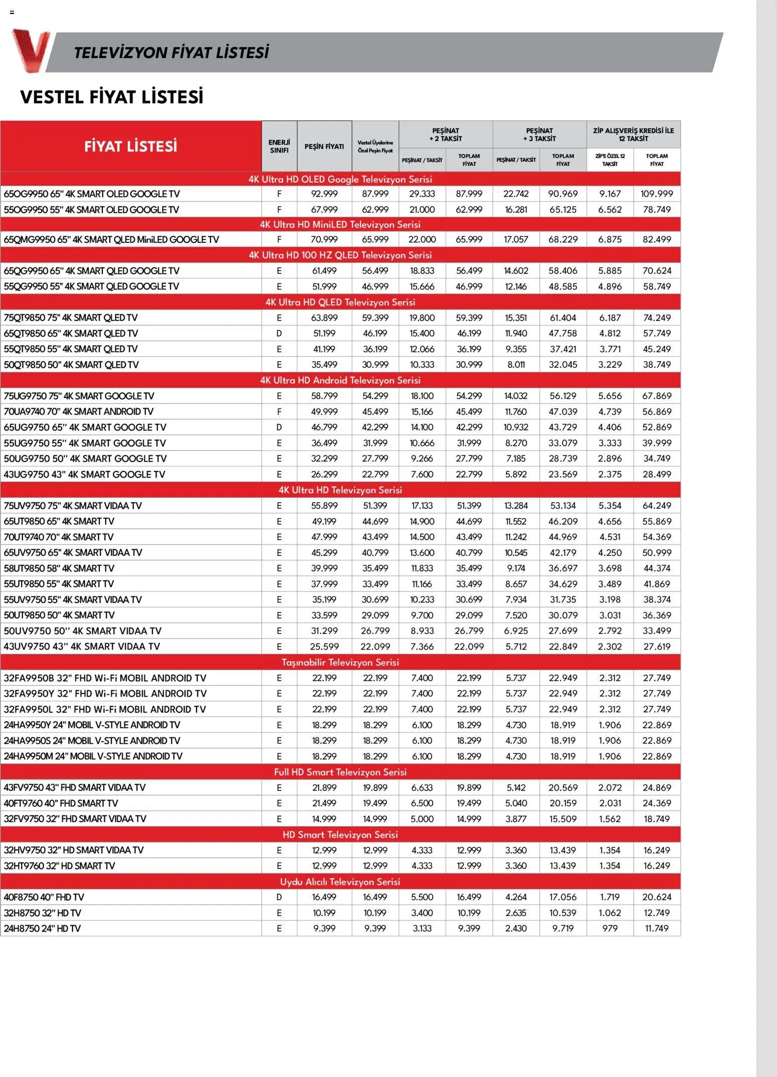 Vestel - Tüketici Elektroniği