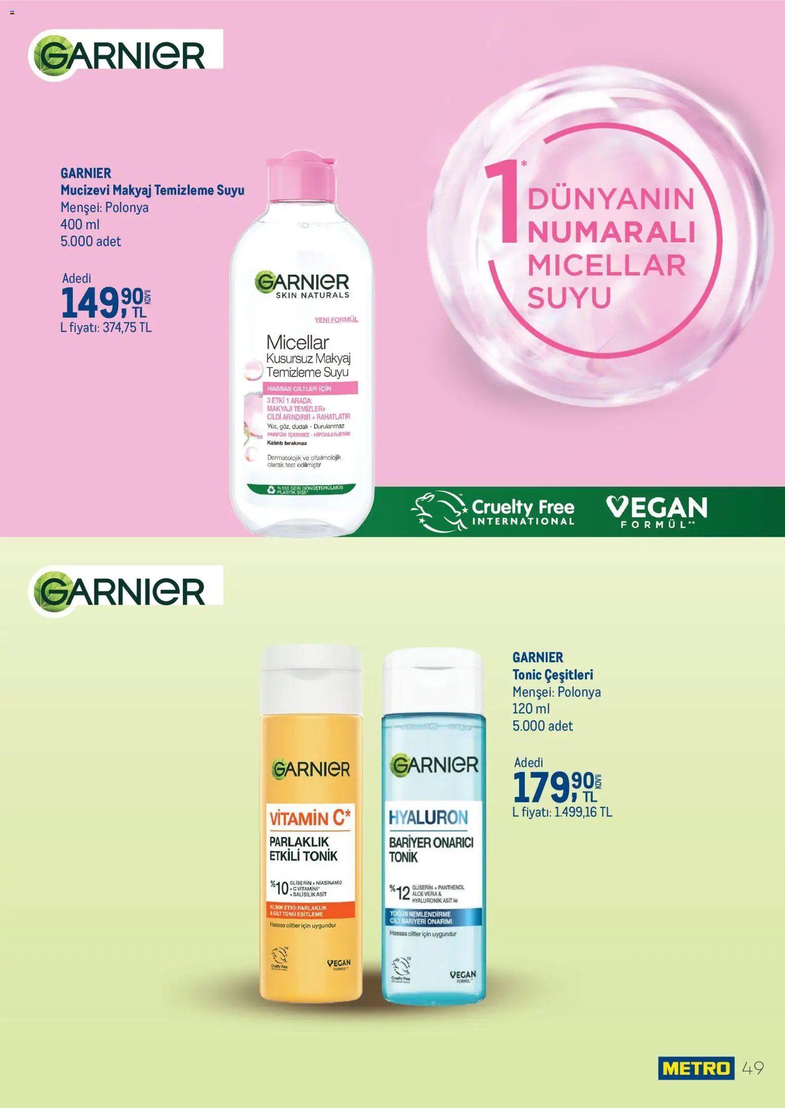 Metro - Gıda | Kozmetik | Deterjan