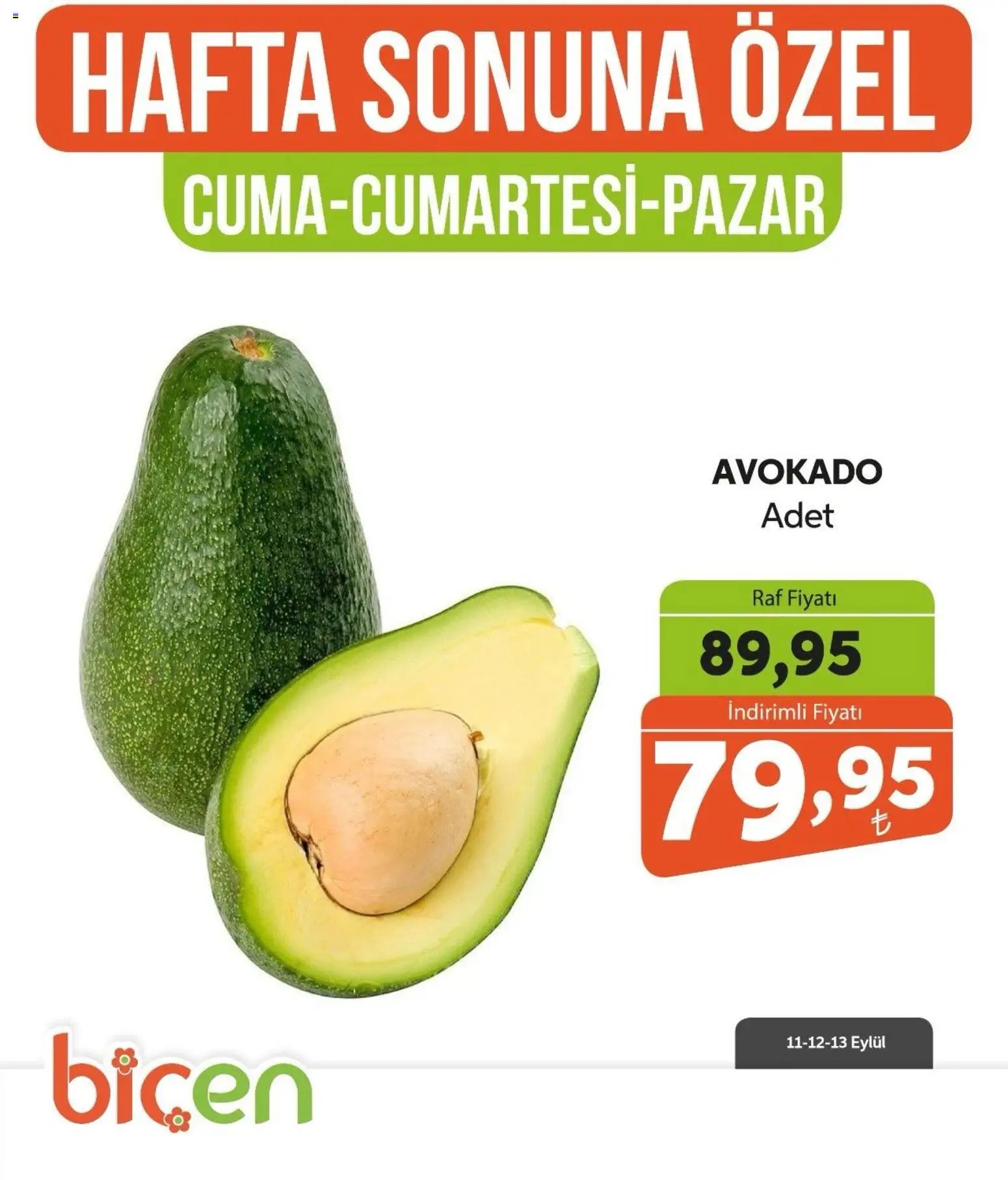 Biçen Market - Hafta Sonuna Özel - Meyve İndirimi