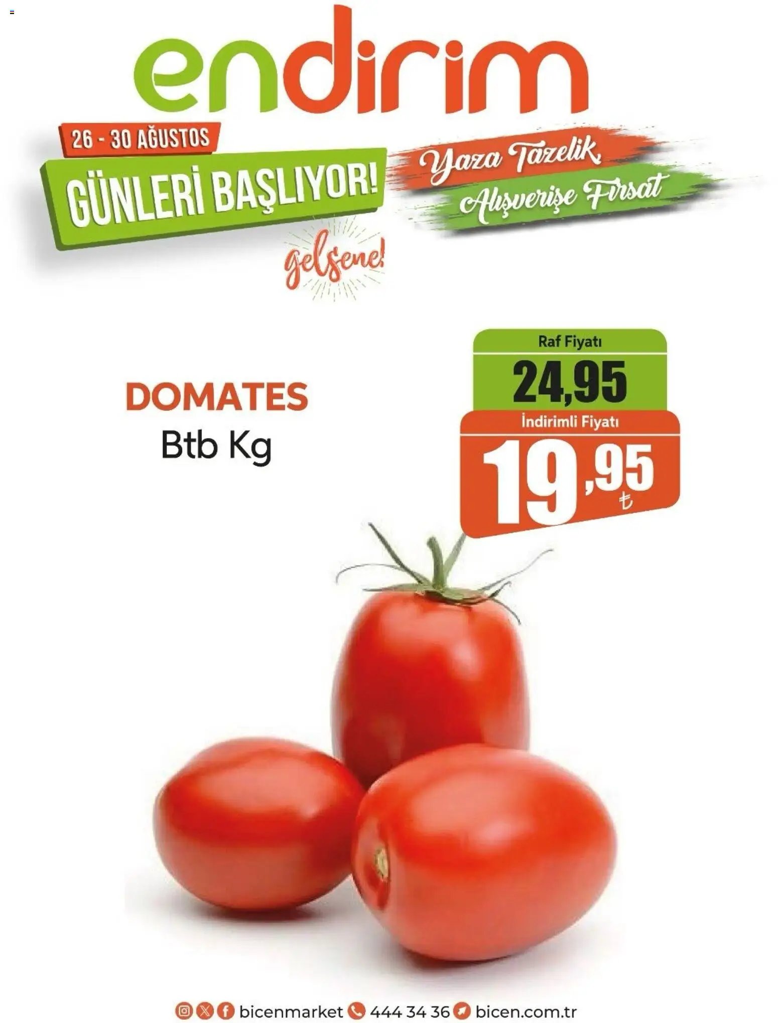 Biçen Market - Sebze ve meyve
