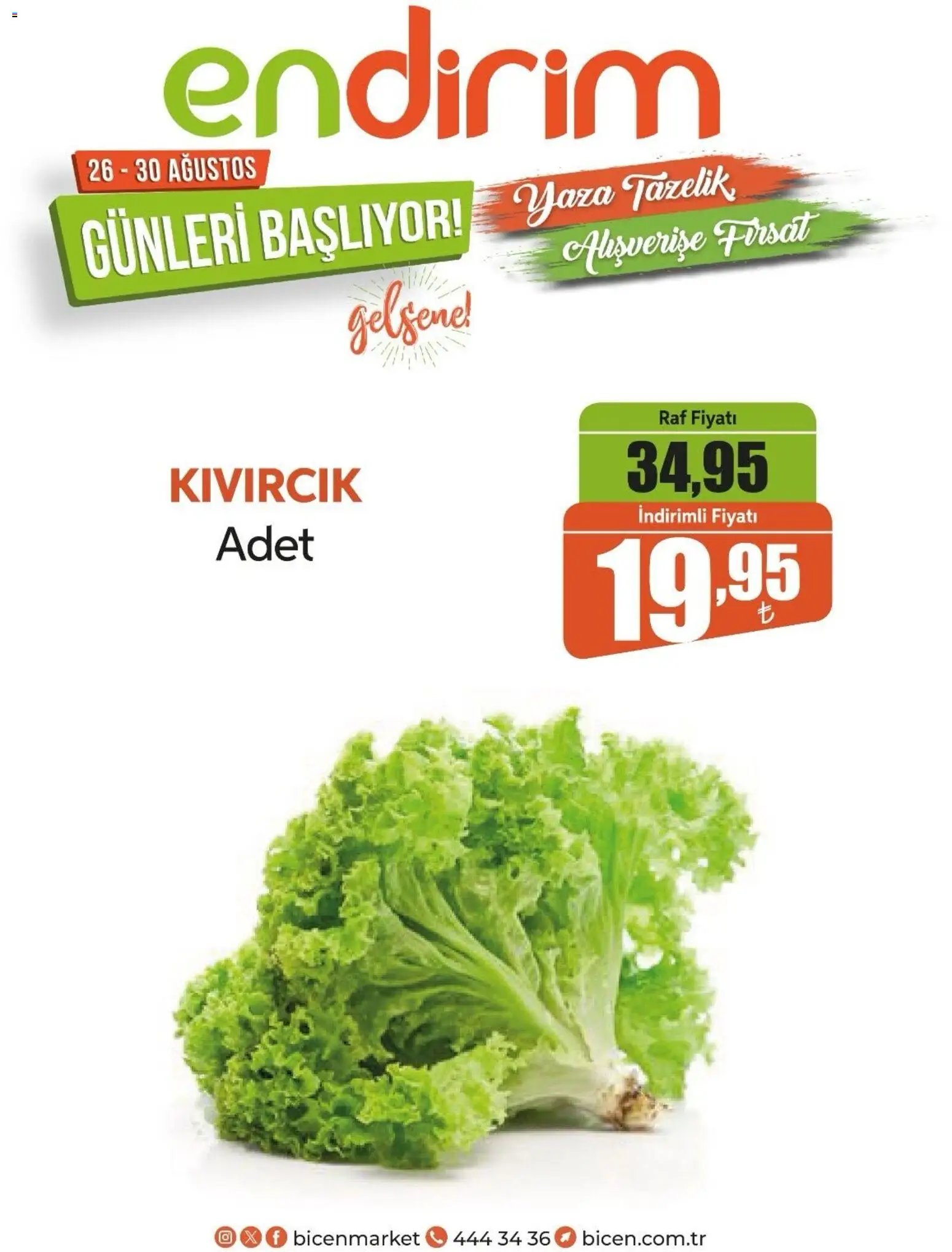 Biçen Market - Sebze ve meyve