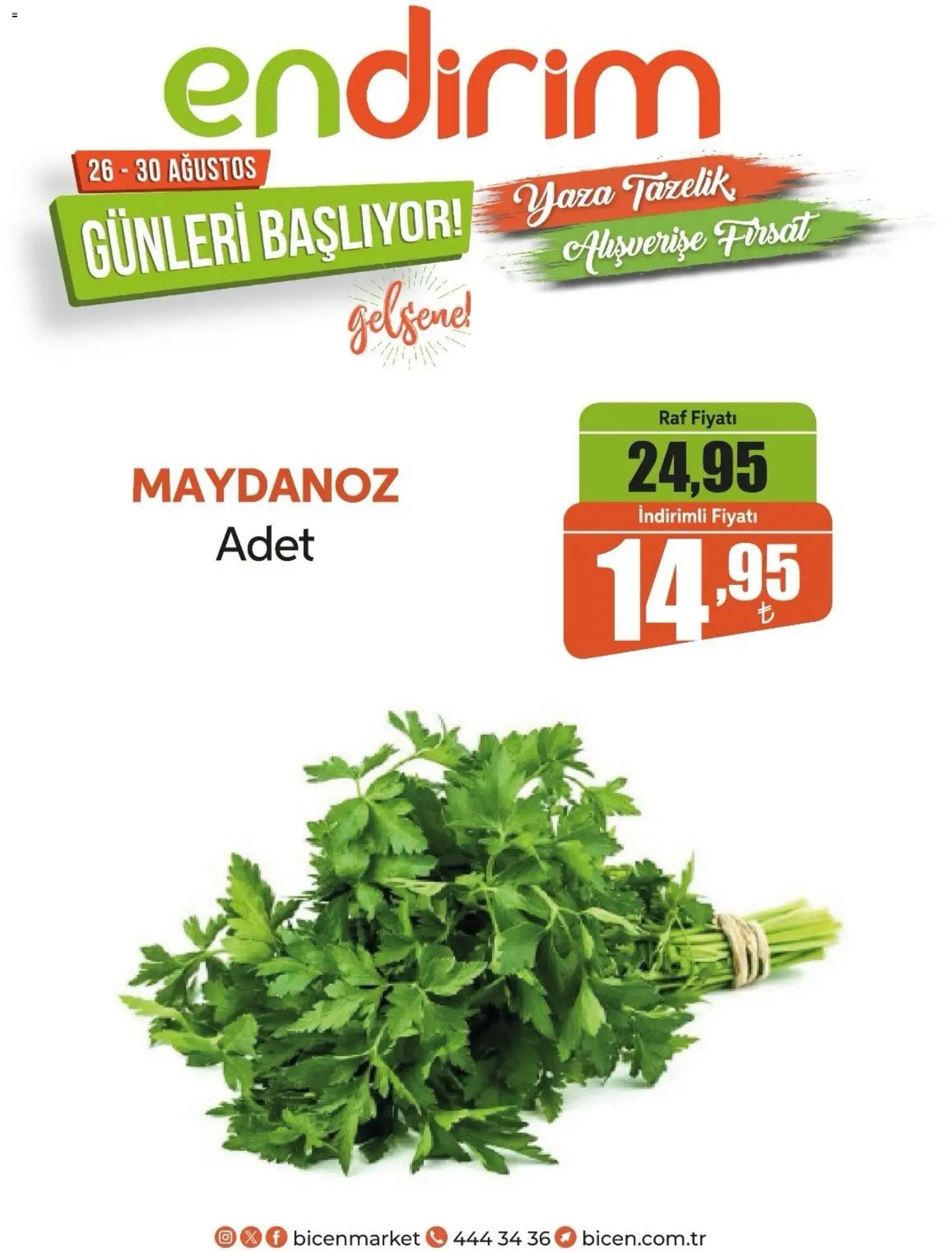 Biçen Market - Sebze ve meyve
