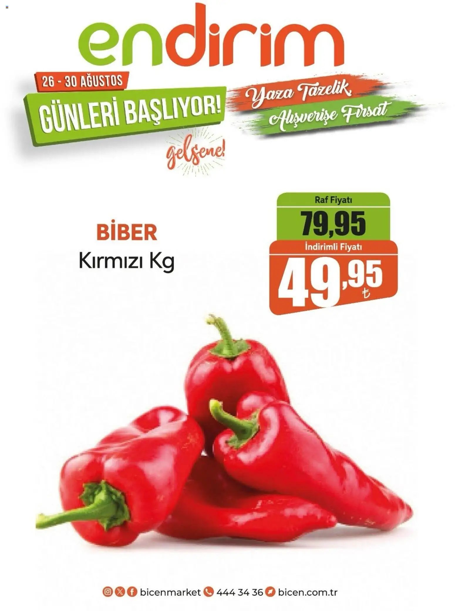 Biçen Market - Sebze ve meyve