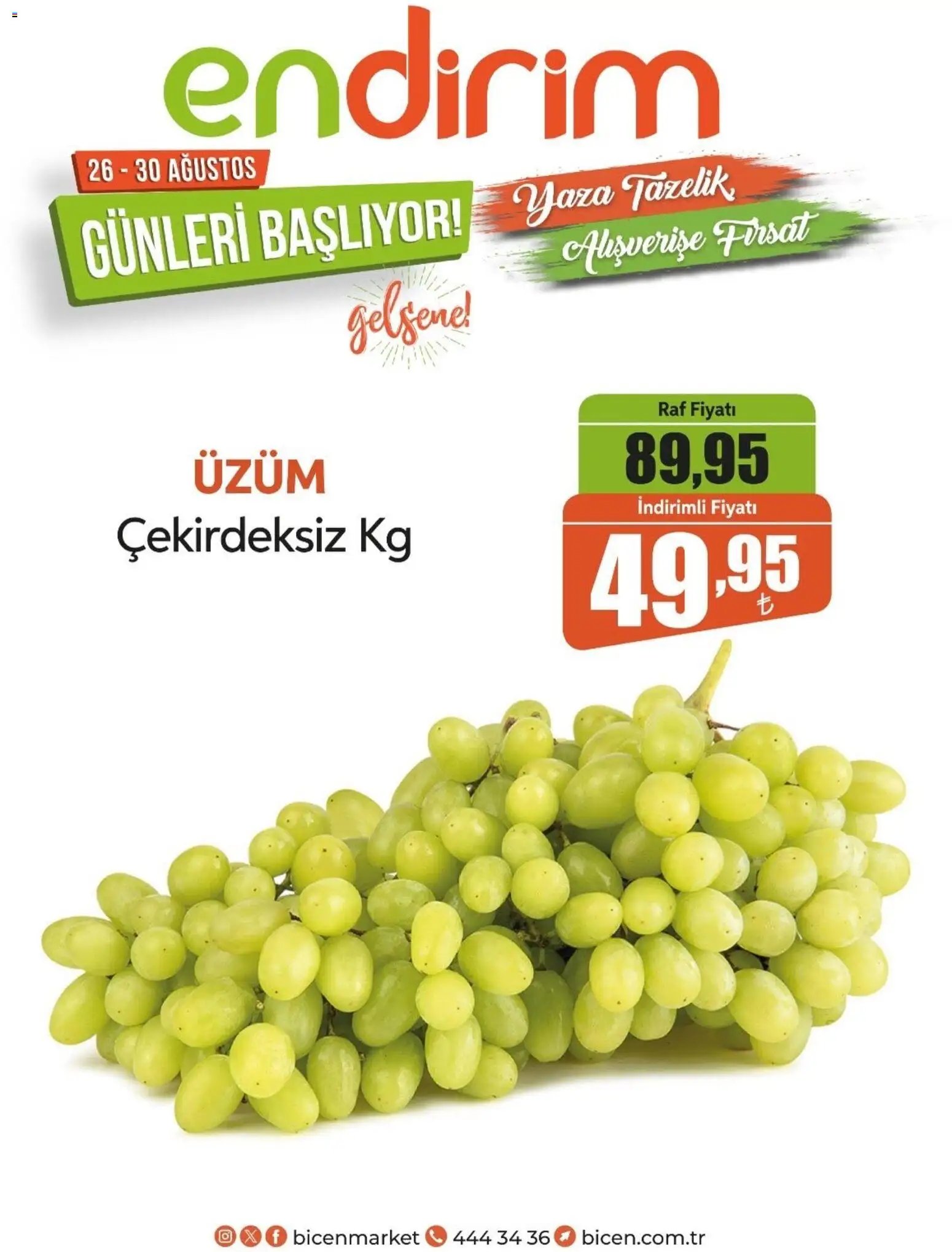 Biçen Market - Sebze ve meyve