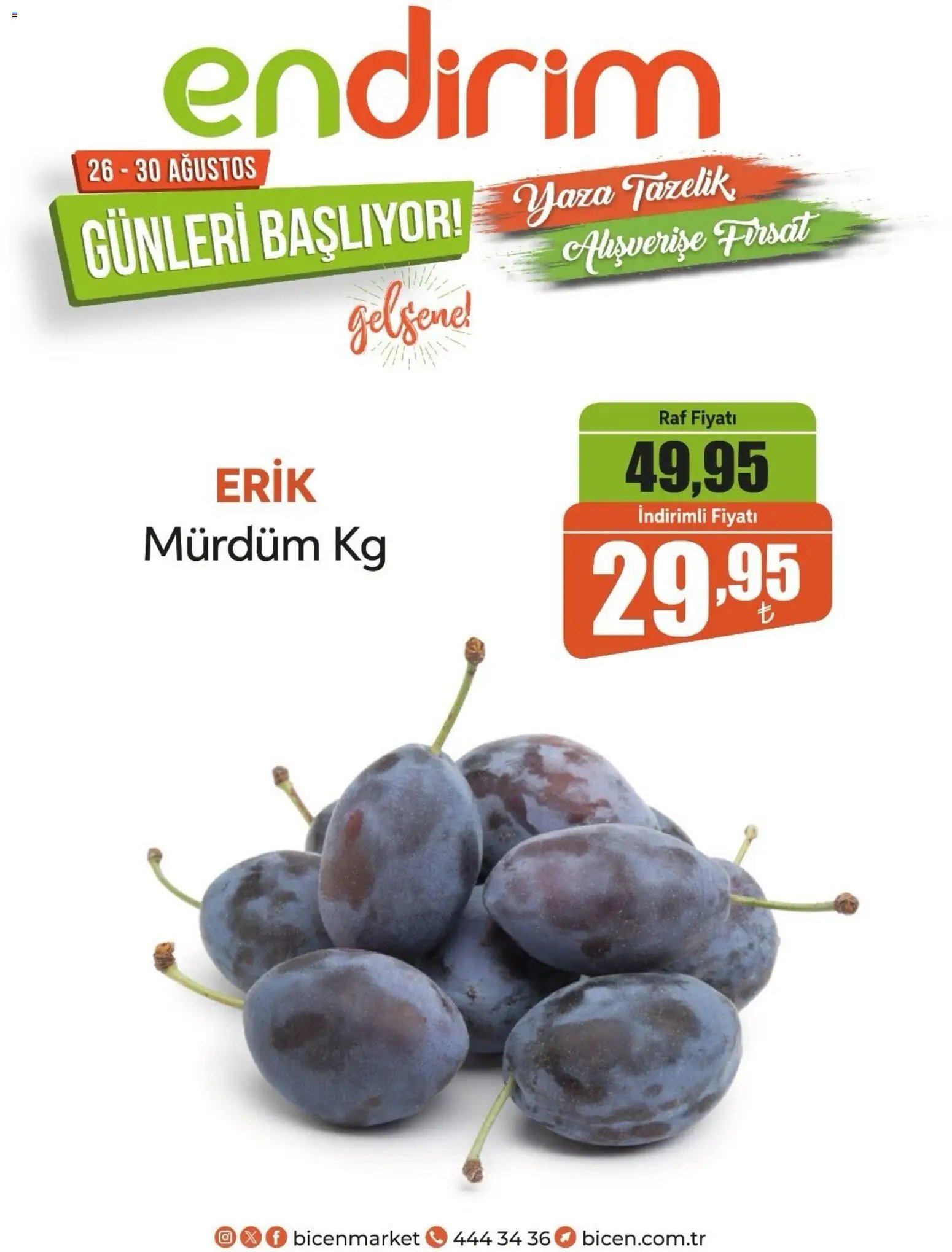Biçen Market - Sebze ve meyve