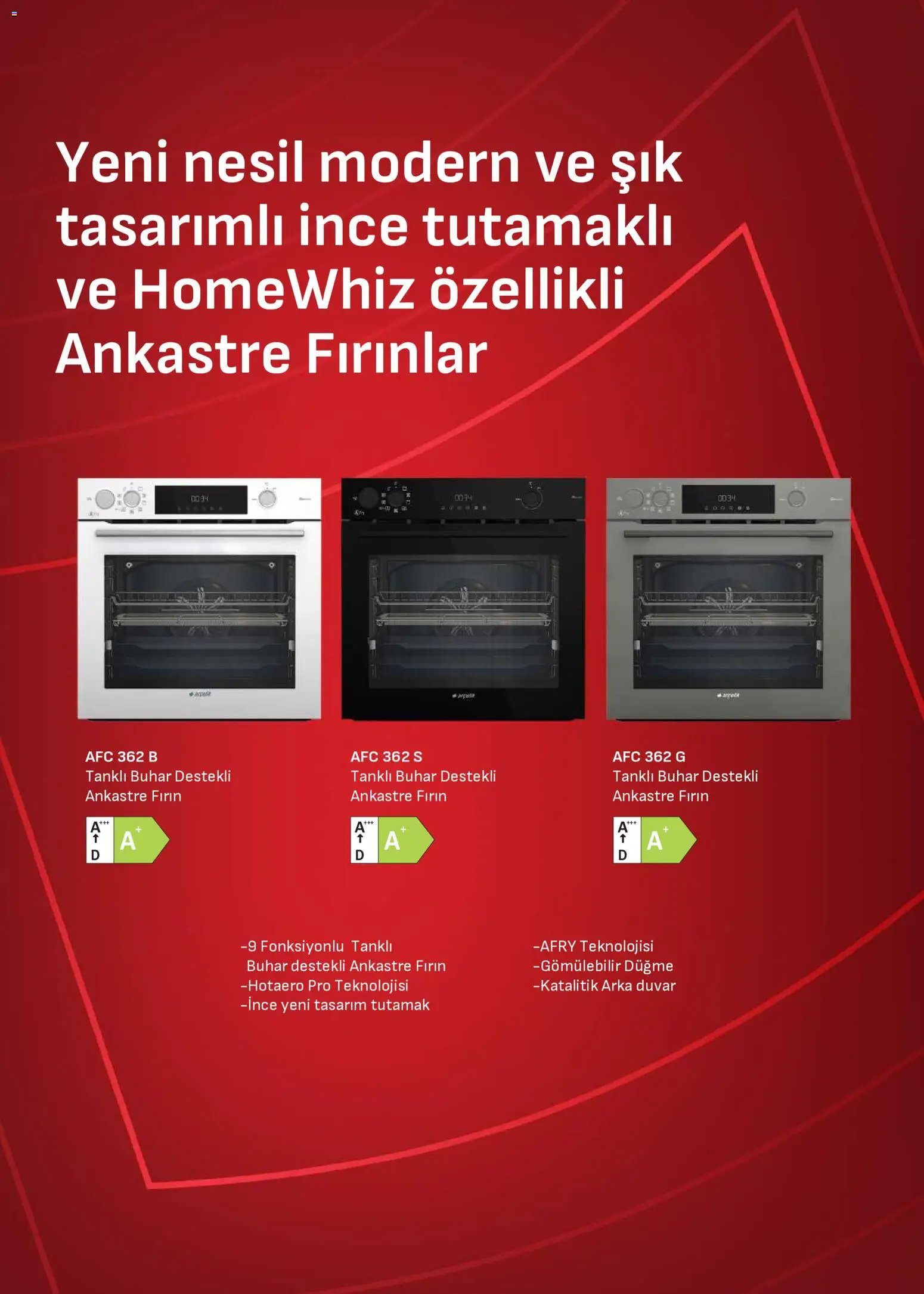 Arçelik - Ankastre Kataloğu