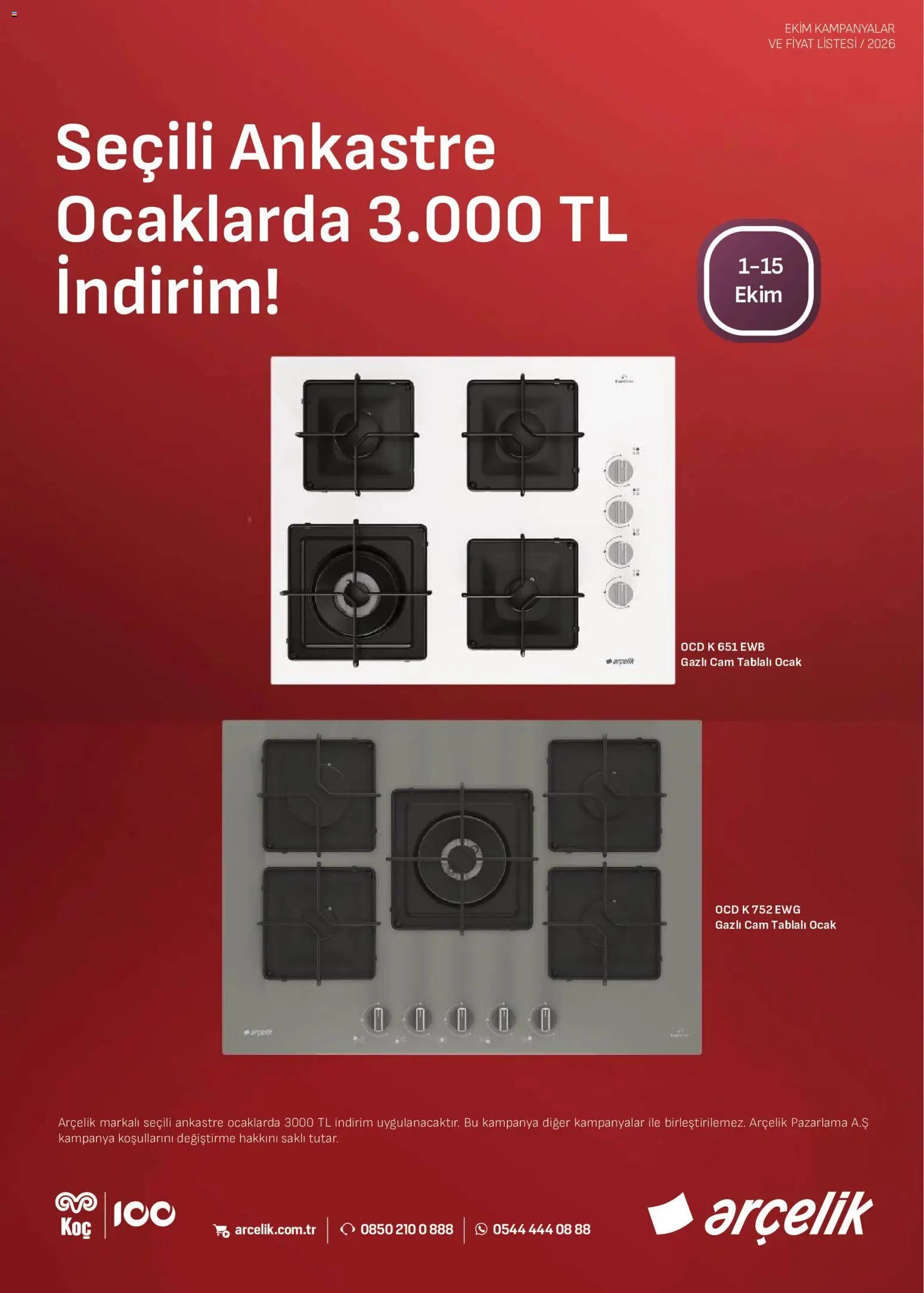Arçelik - Ankastre Kataloğu