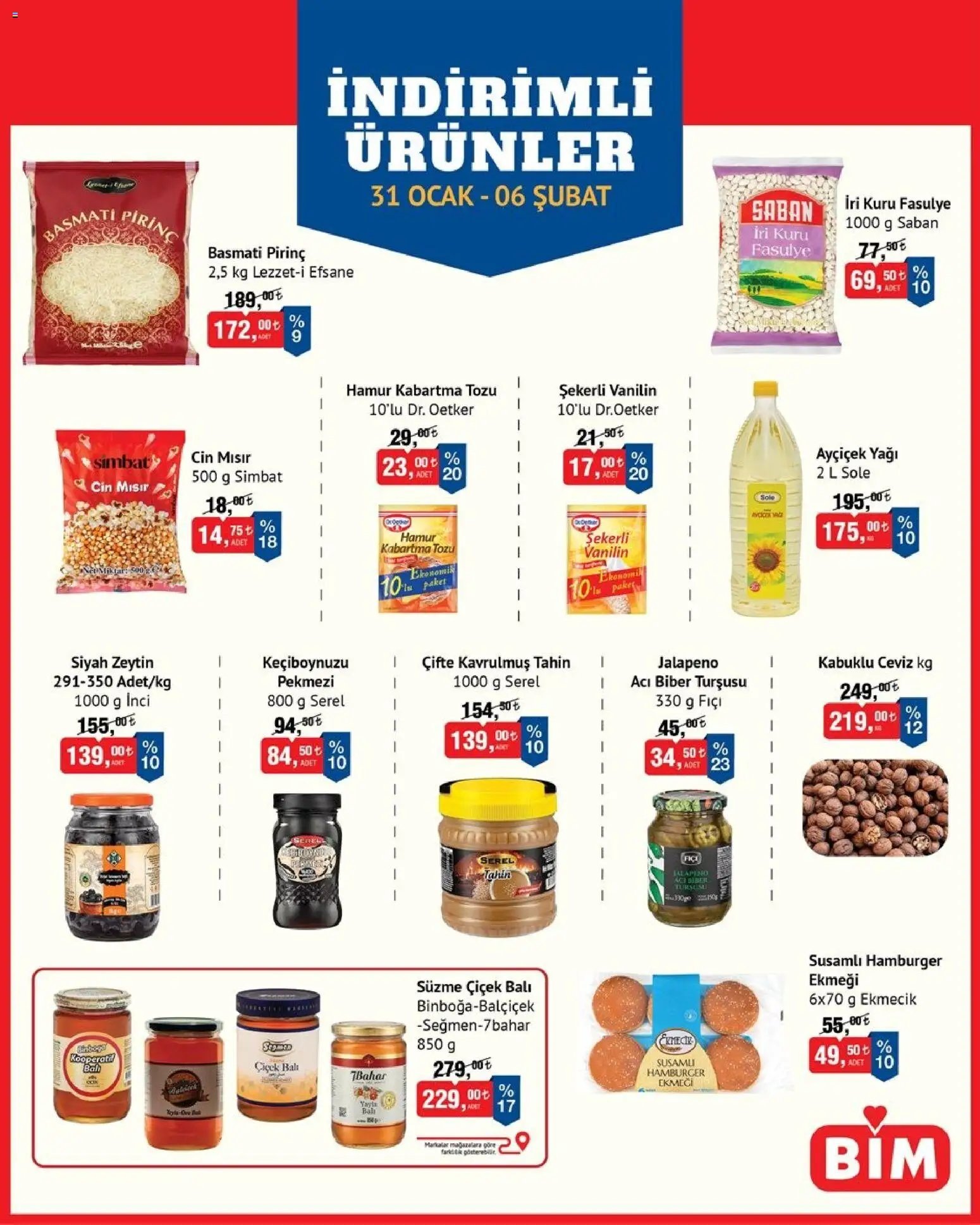 BİM İndirimli Ürünler