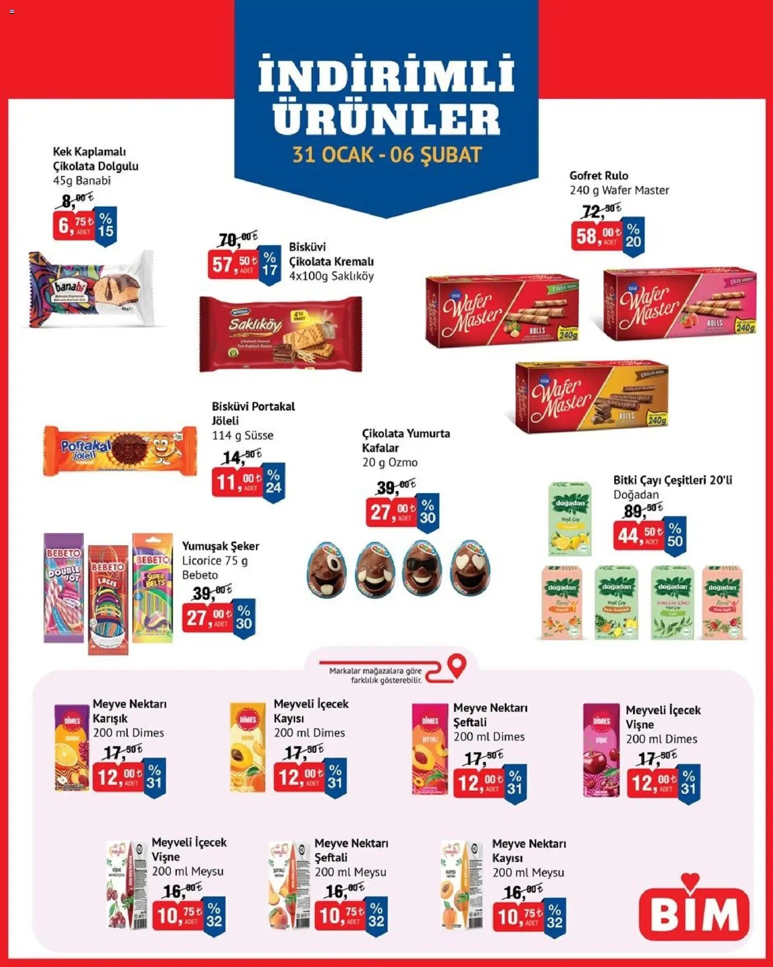 BİM İndirimli Ürünler