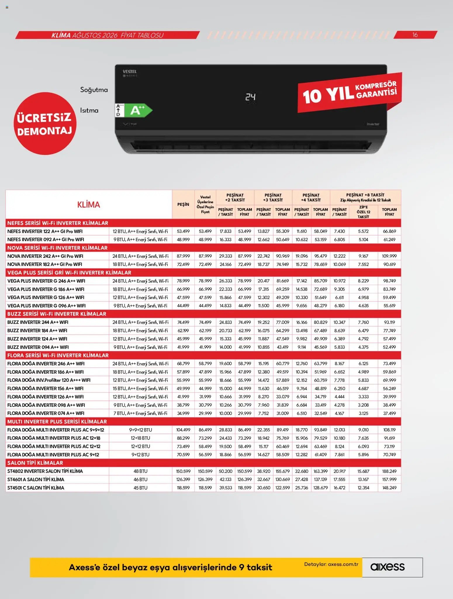 Vestel Katalog