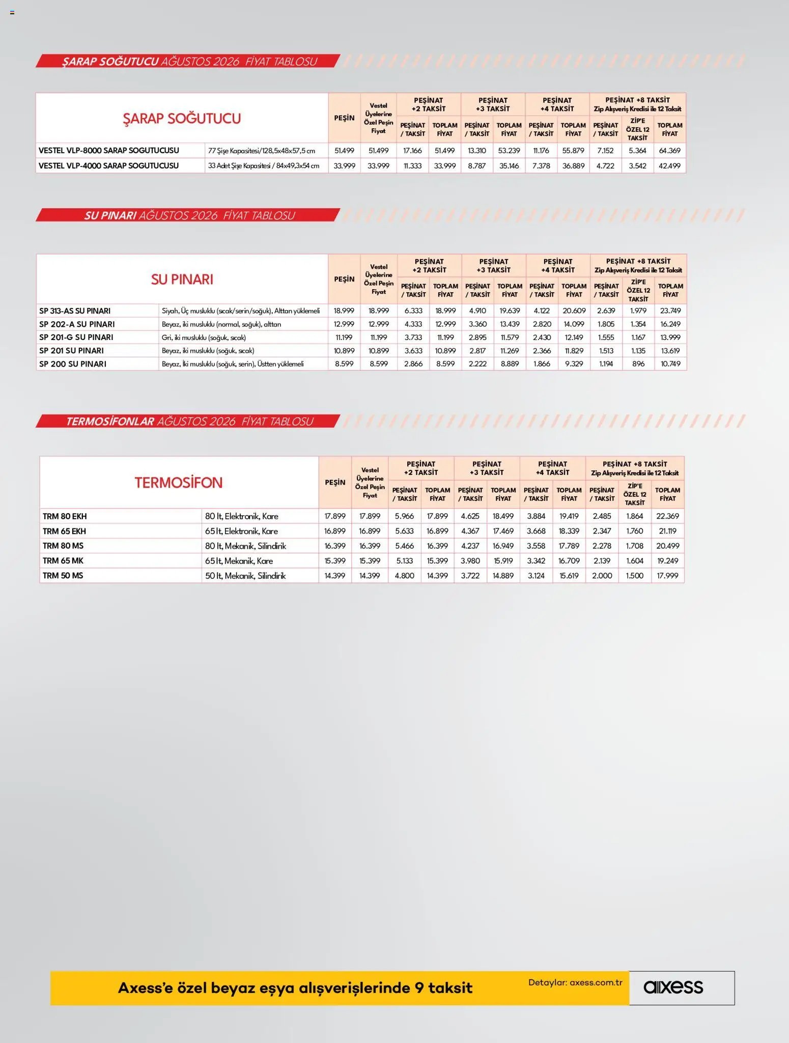 Vestel Katalog